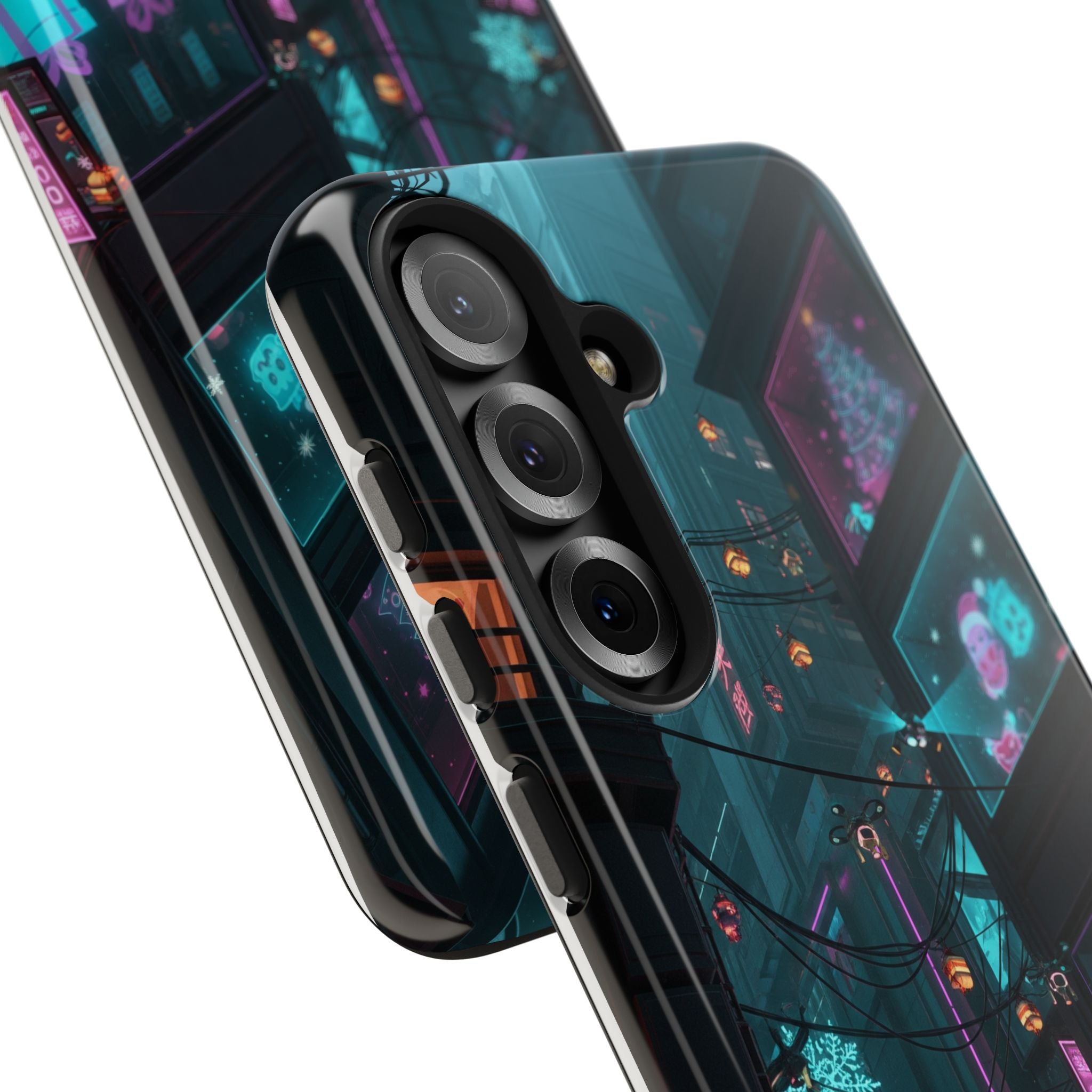 Cyberpunk Night Street Tough Phone Case