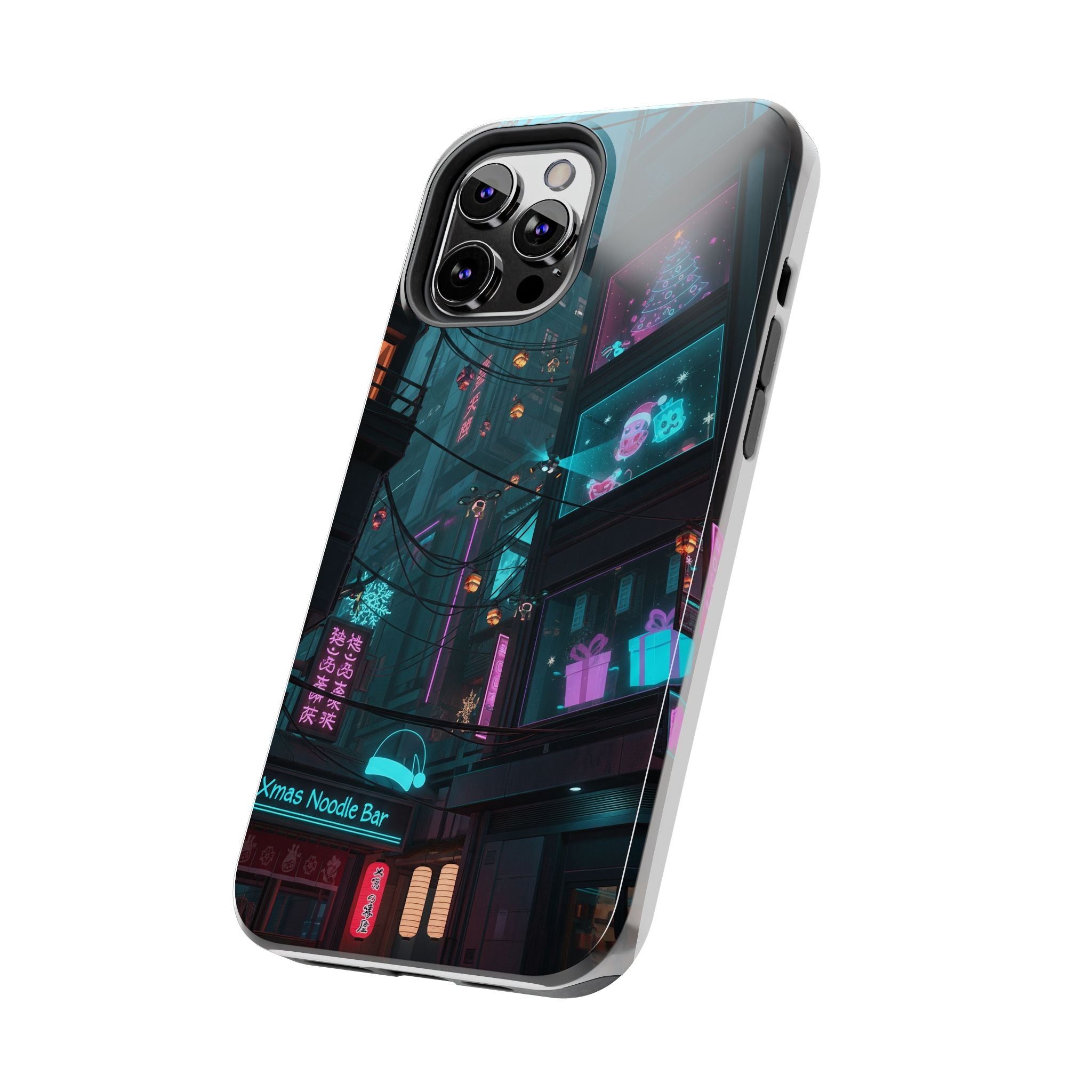 Cyberpunk Night Street Tough Phone Case