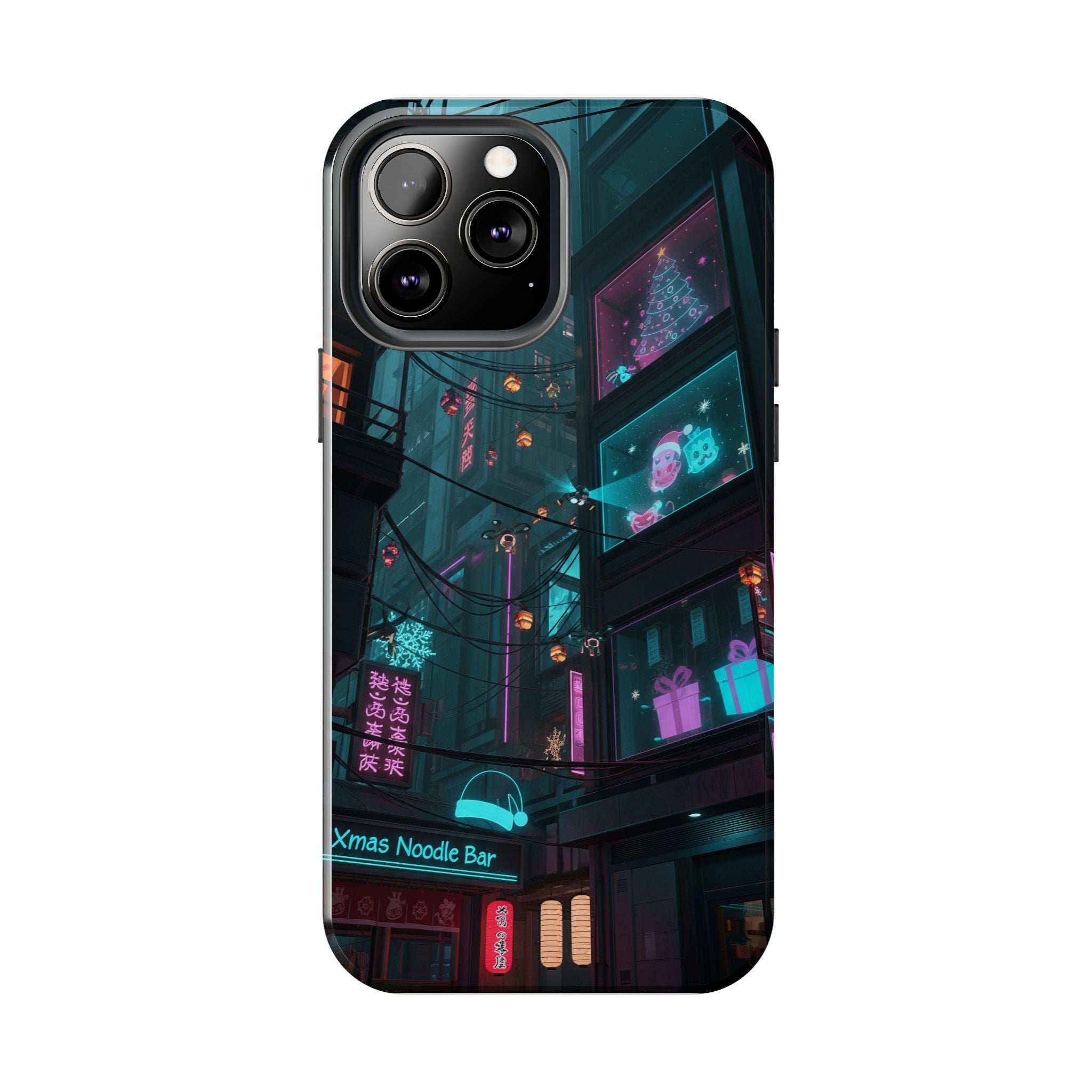 Cyberpunk Night Street Tough Phone Case