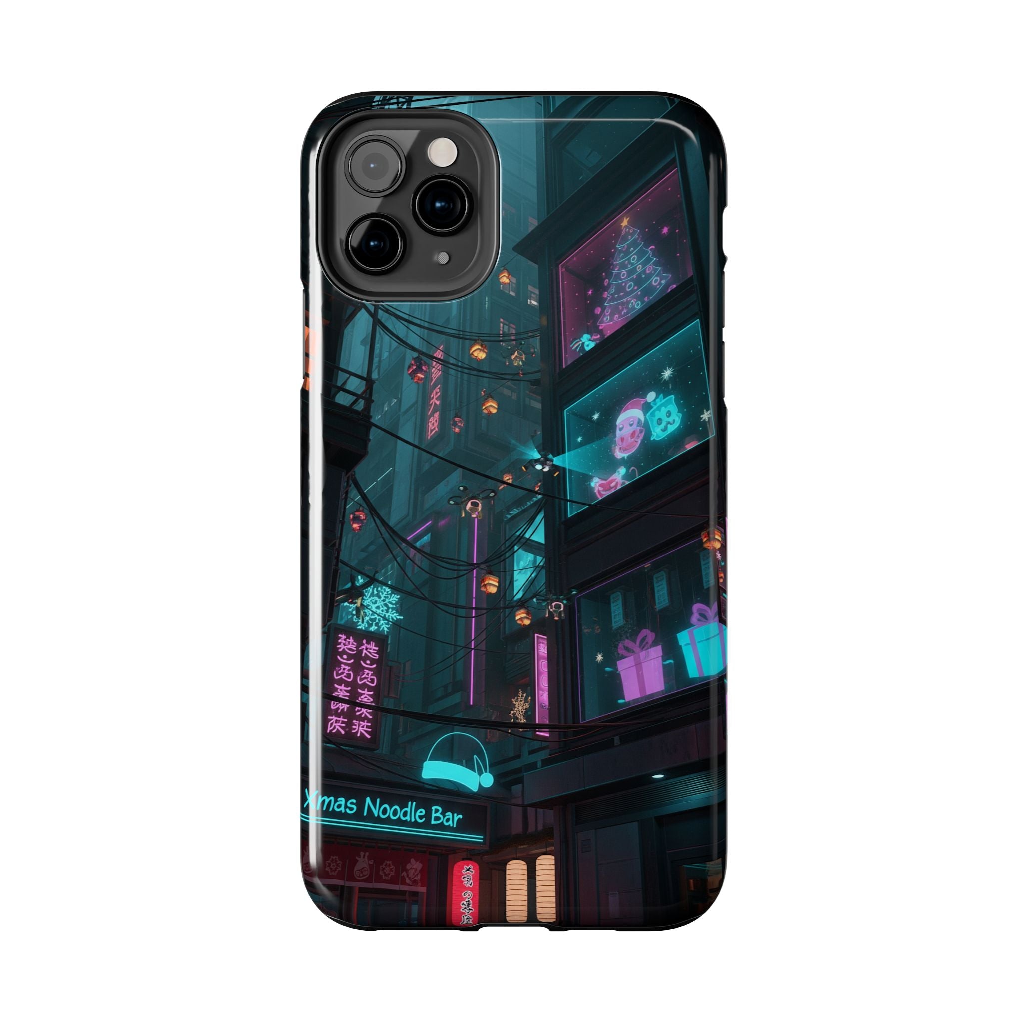 Cyberpunk Night Street Tough Phone Case