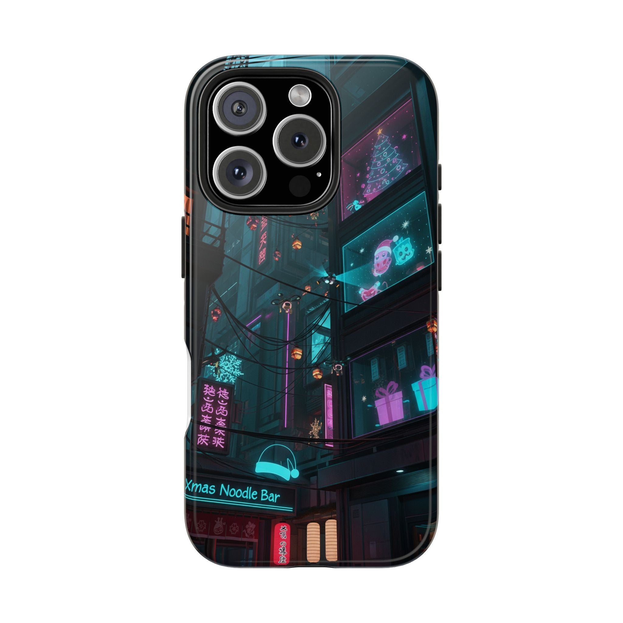 Cyberpunk Night Street Tough Phone Case
