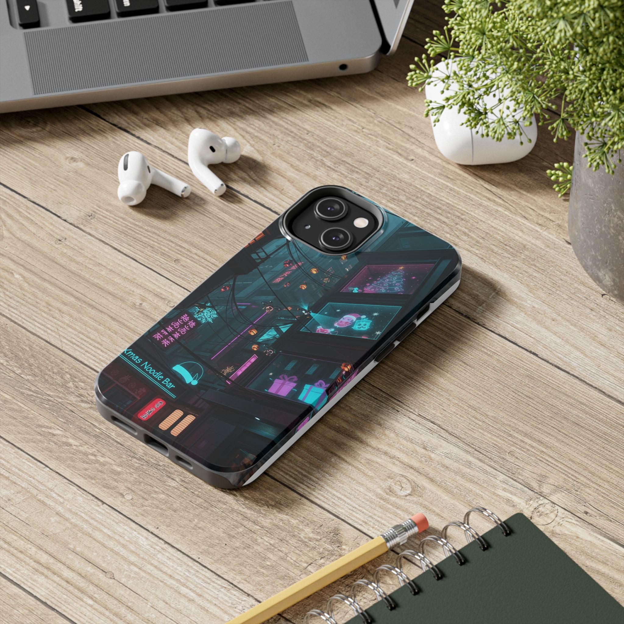 Cyberpunk Night Street Tough Phone Case