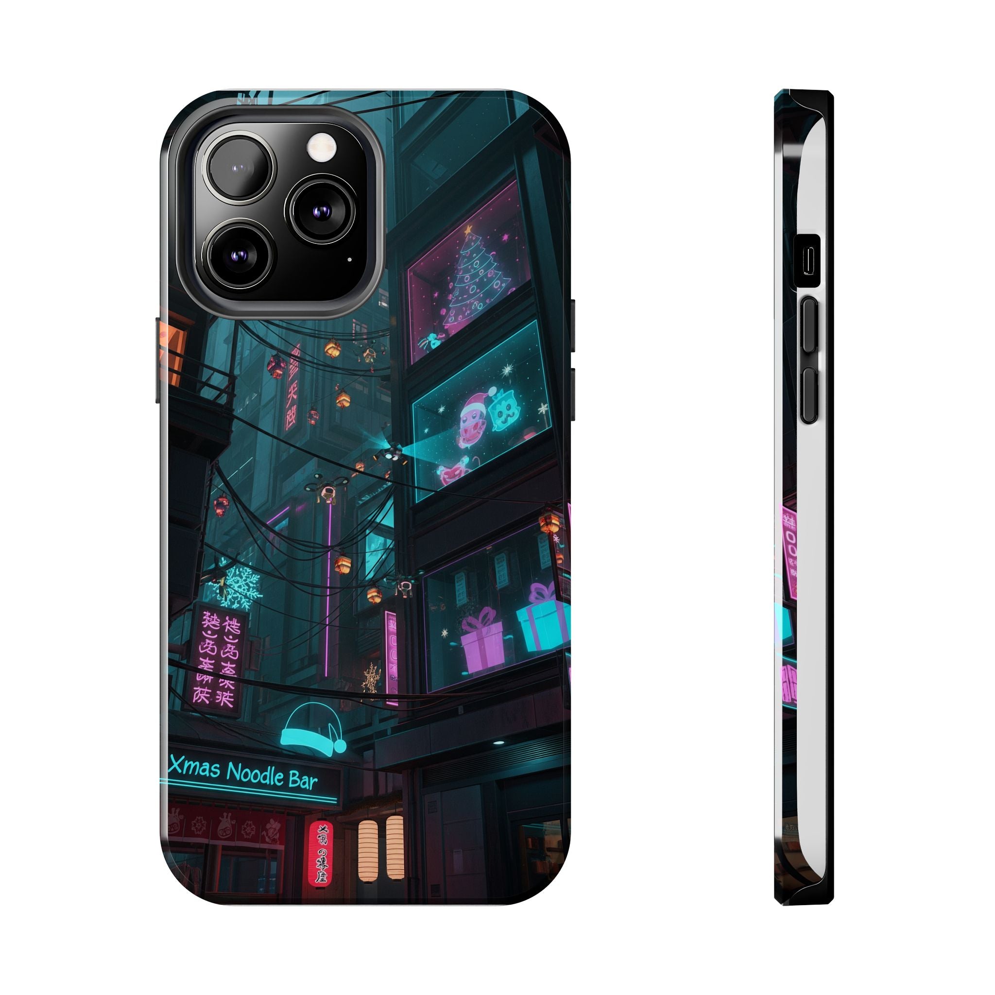 Cyberpunk Night Street Tough Phone Case
