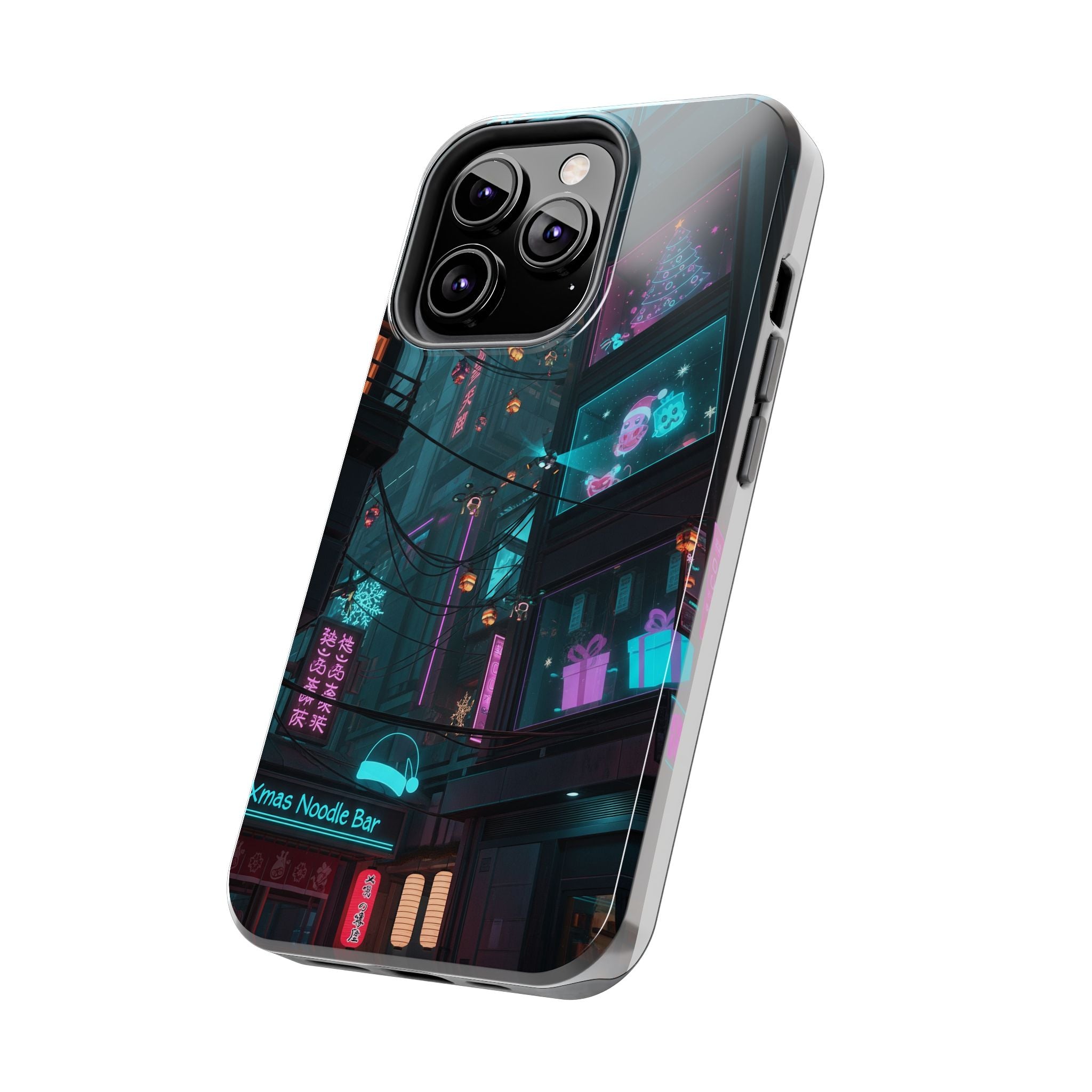 Cyberpunk Night Street Tough Phone Case