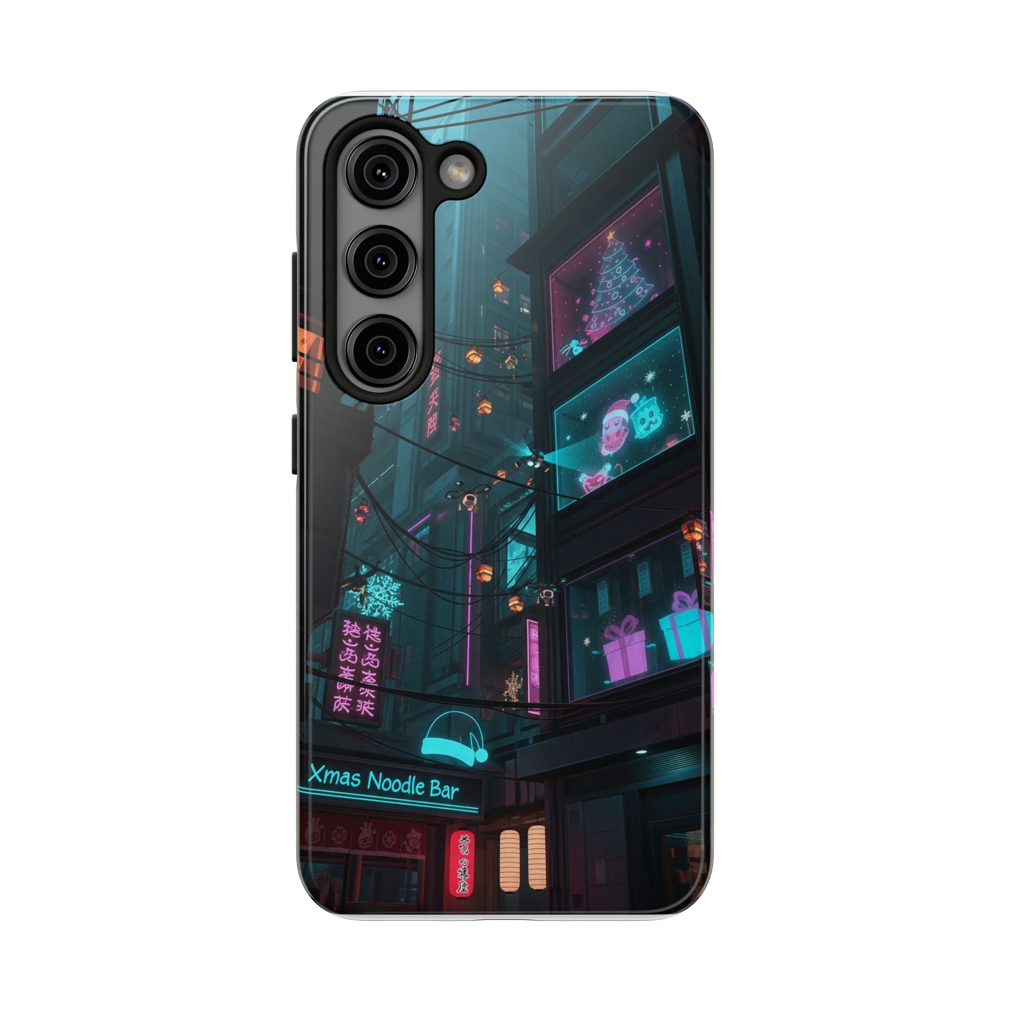 Cyberpunk Night Street Tough Phone Case