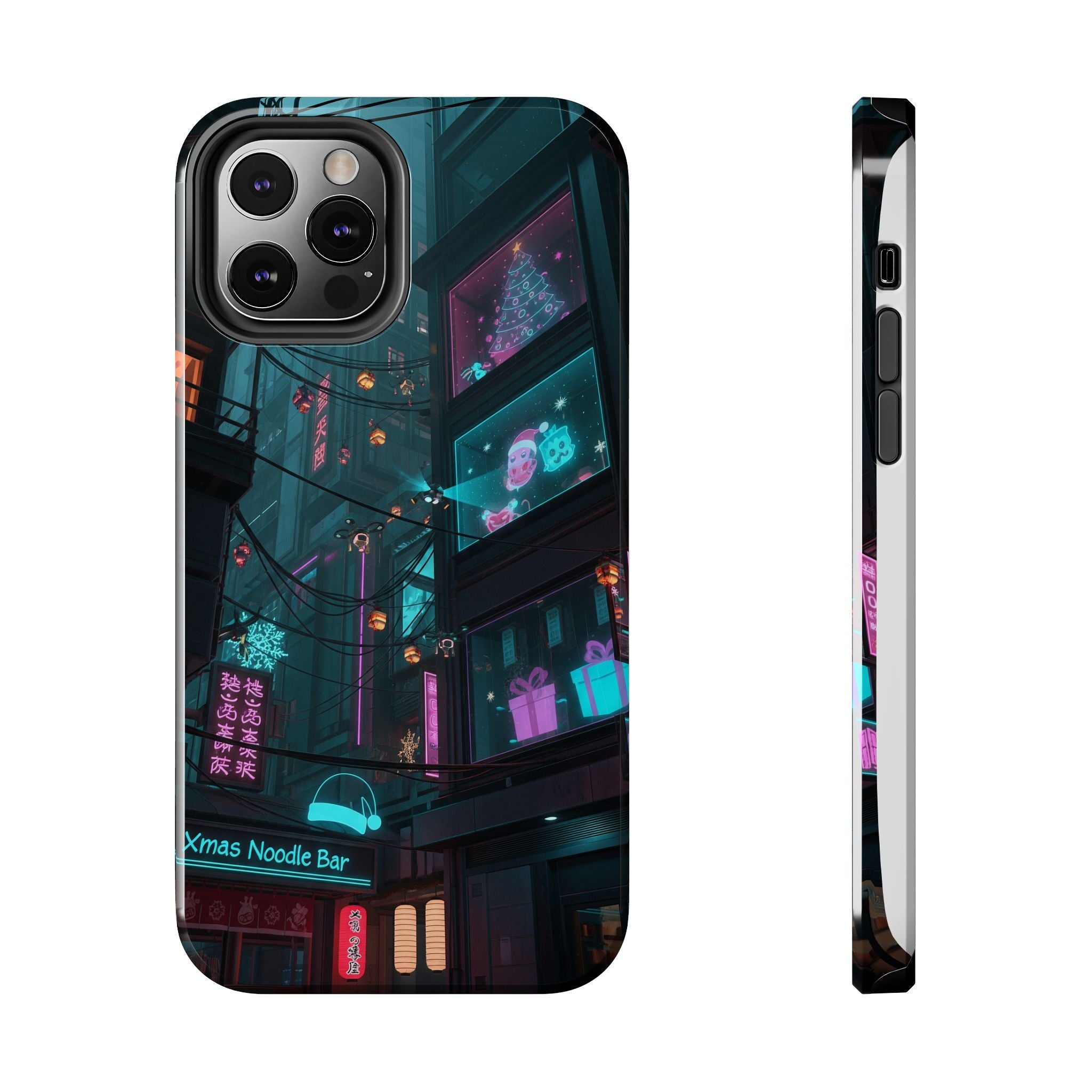Cyberpunk Night Street Tough Phone Case