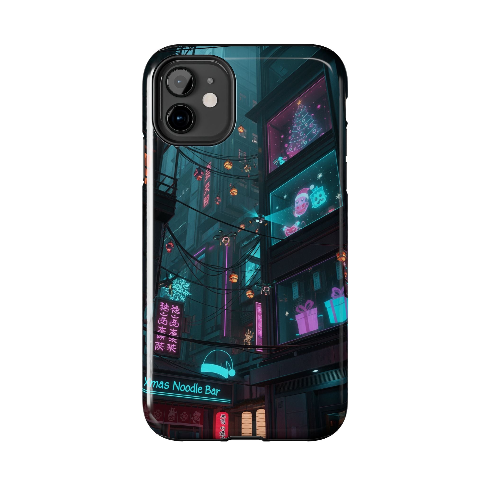 Cyberpunk Night Street Tough Phone Case