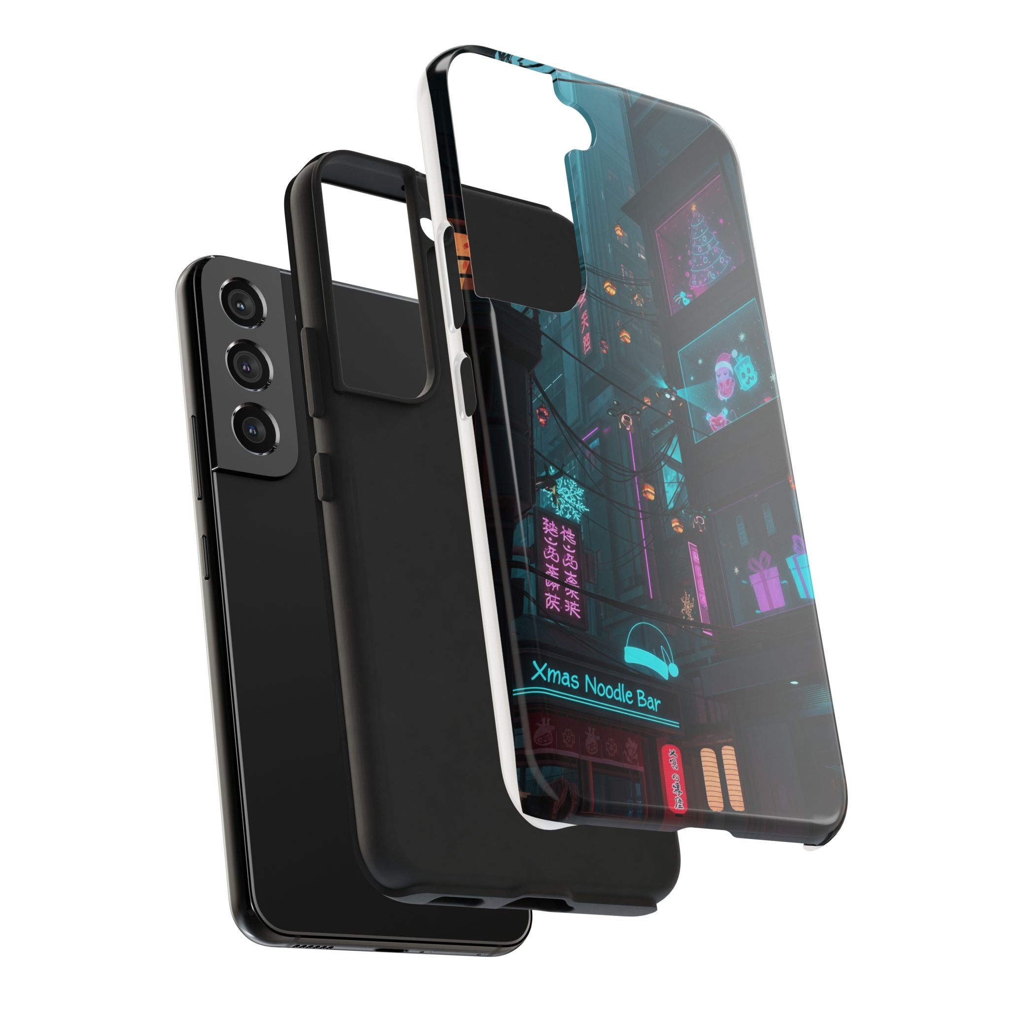 Cyberpunk Night Street Tough Phone Case