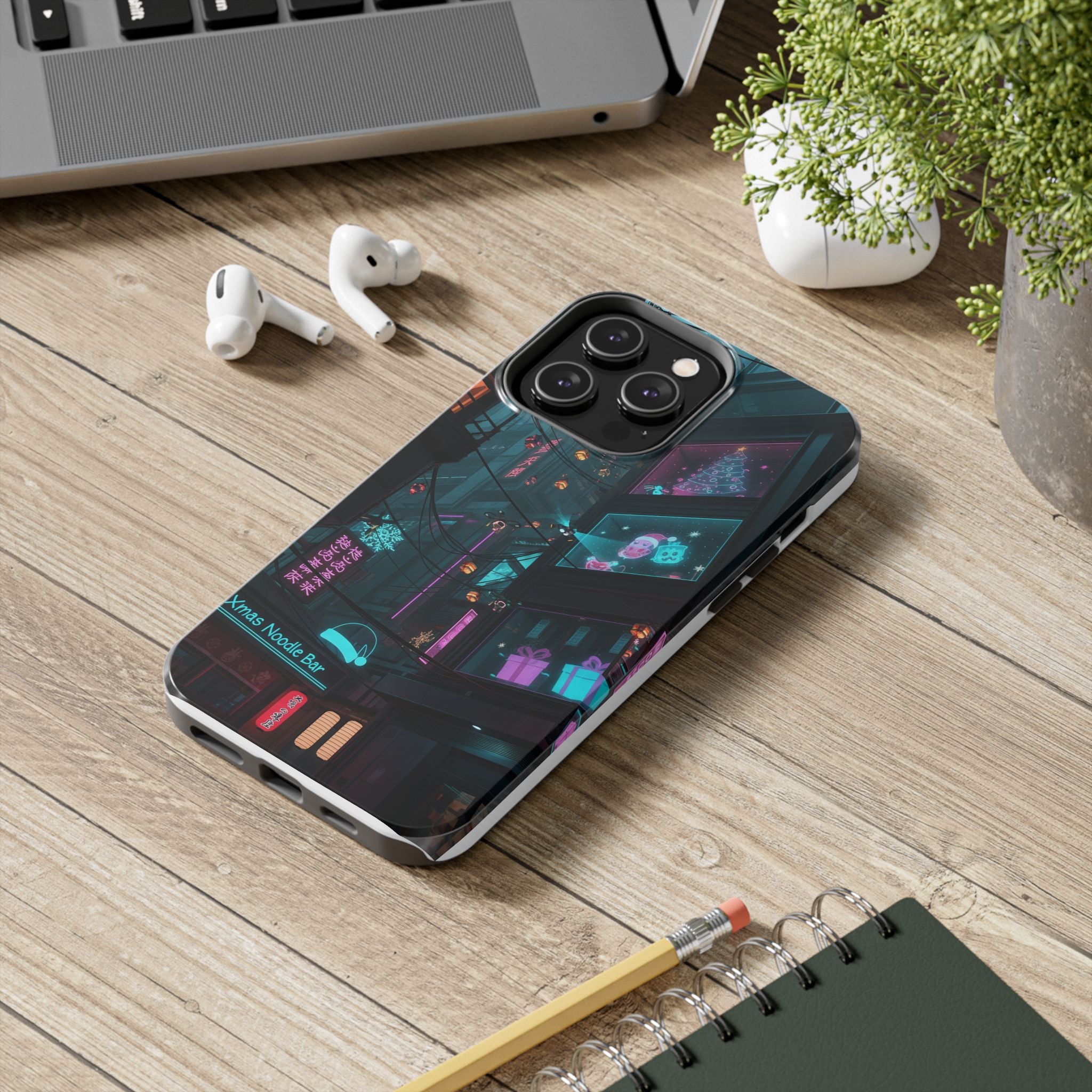 Cyberpunk Night Street Tough Phone Case