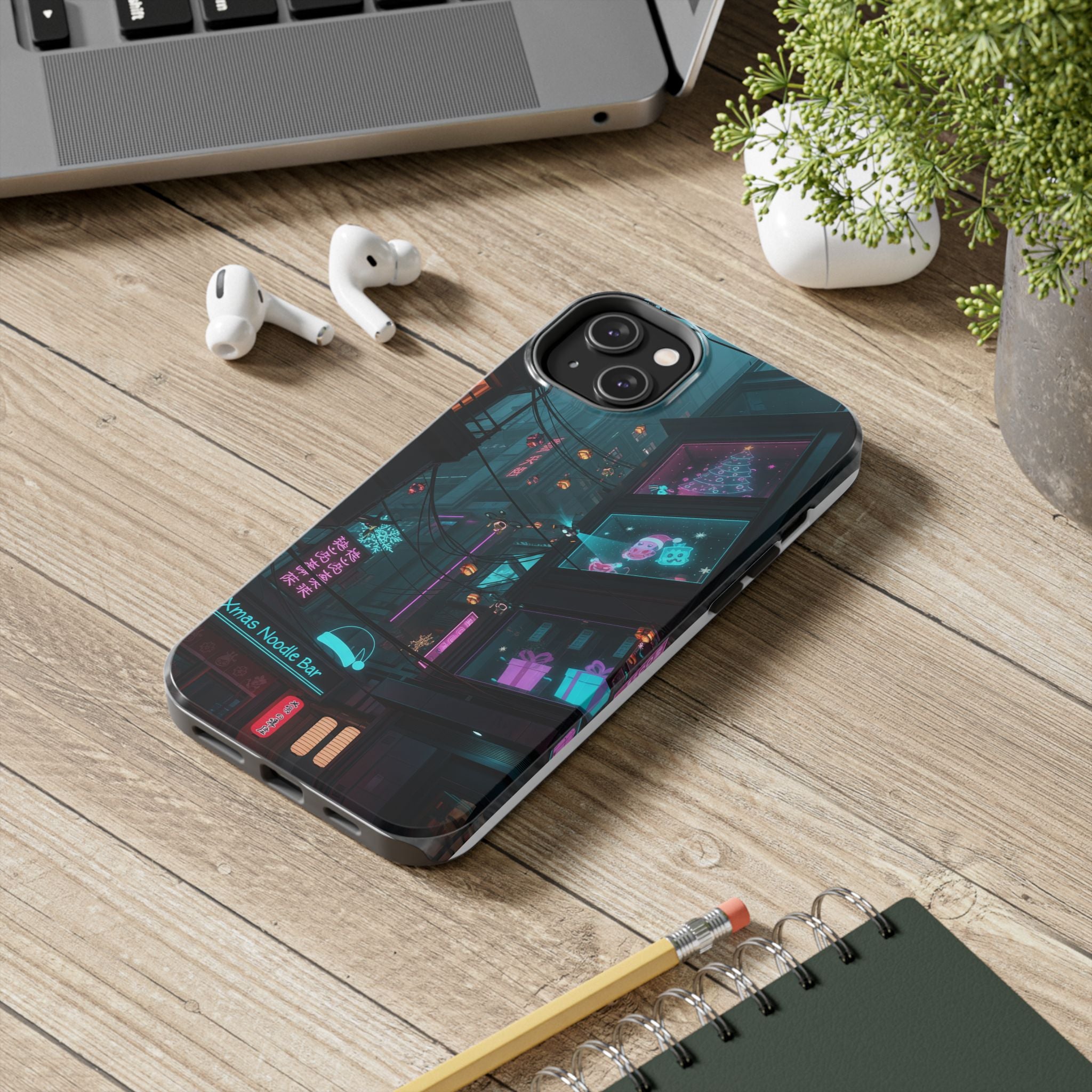 Cyberpunk Night Street Tough Phone Case