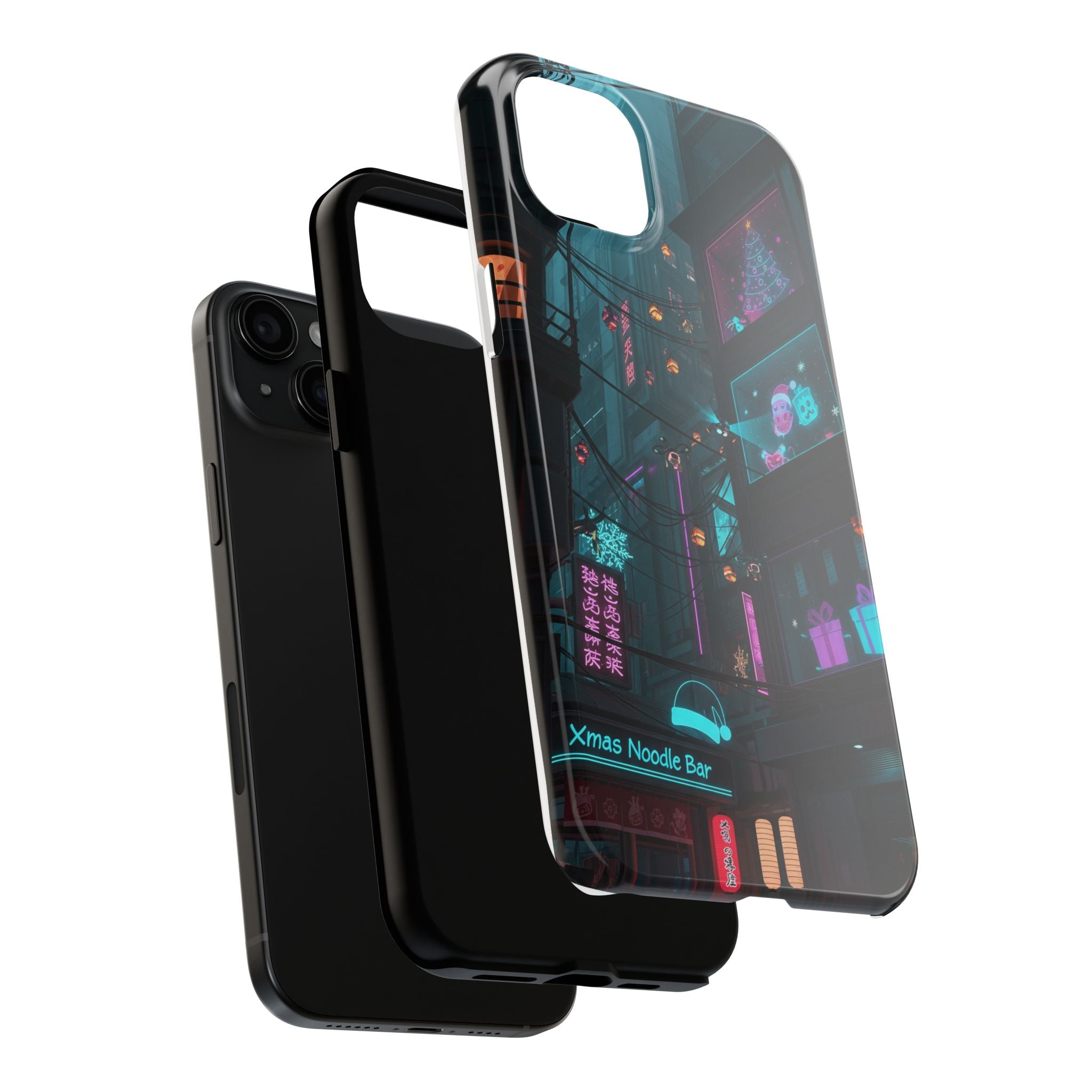 Cyberpunk Night Street Tough Phone Case