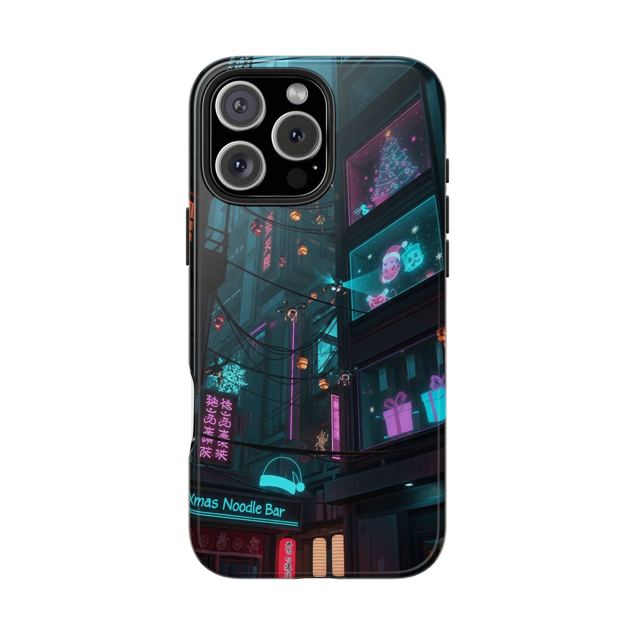 Cyberpunk Night Street Tough Phone Case
