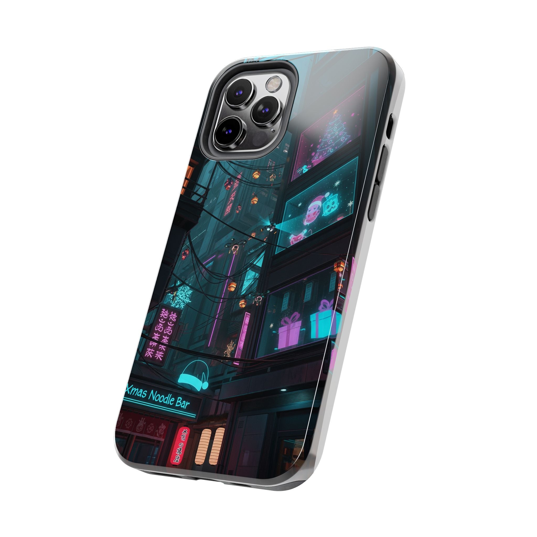Cyberpunk Night Street Tough Phone Case