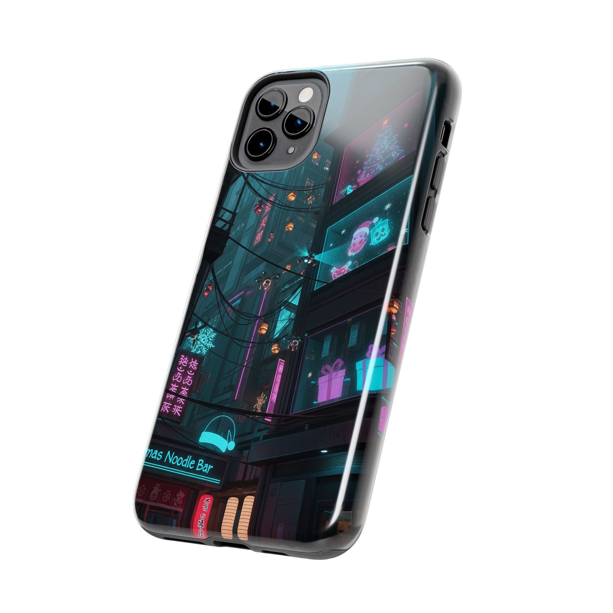 Cyberpunk Night Street Tough Phone Case