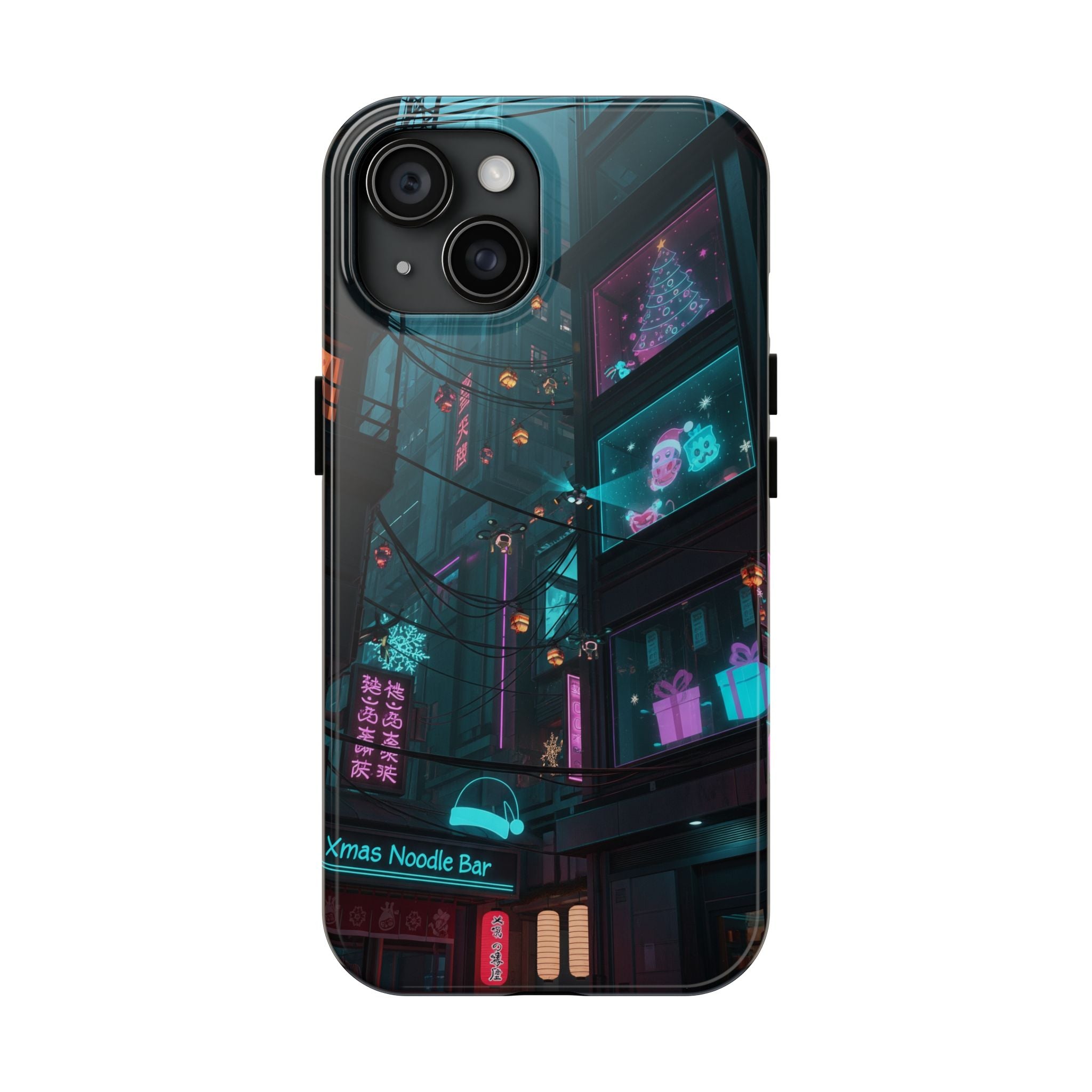 Cyberpunk Night Street Tough Phone Case
