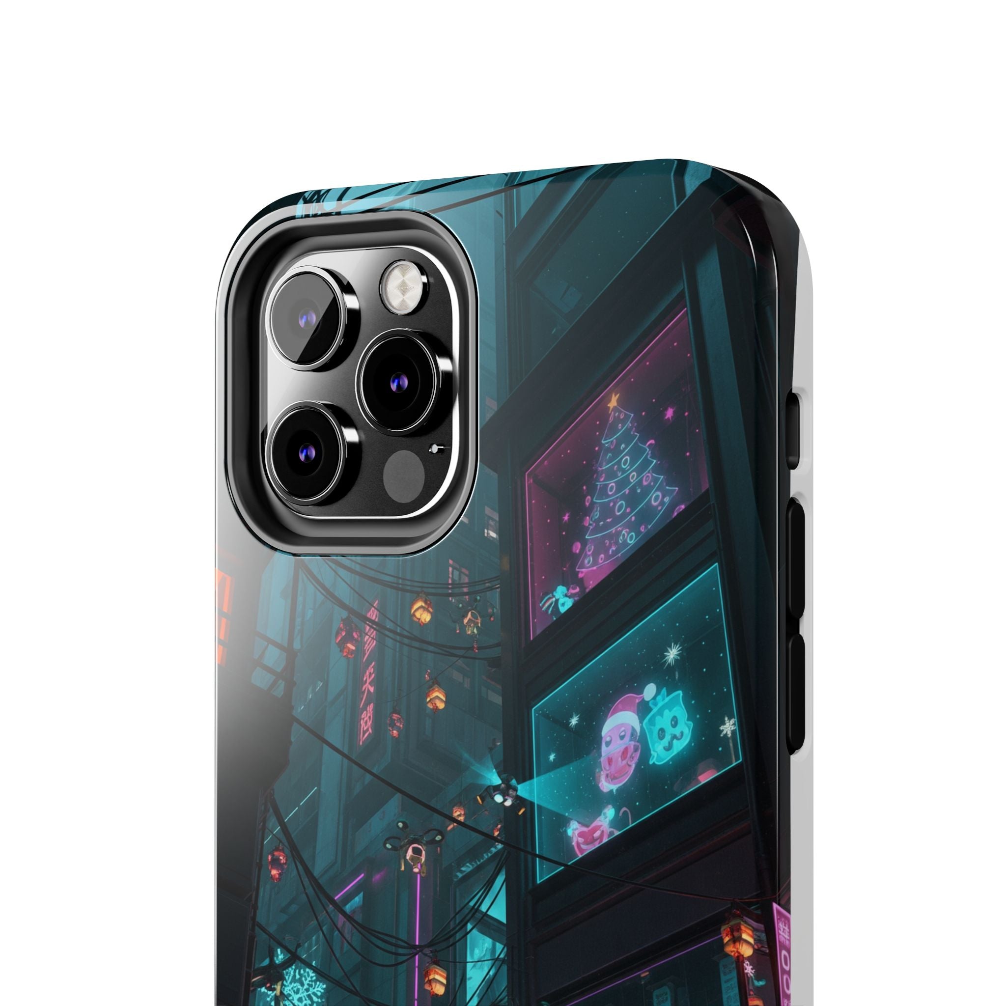 Cyberpunk Night Street Tough Phone Case