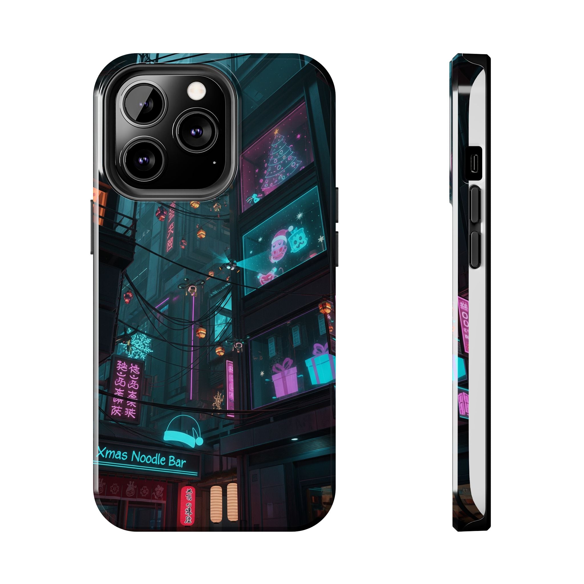 Cyberpunk Night Street Tough Phone Case