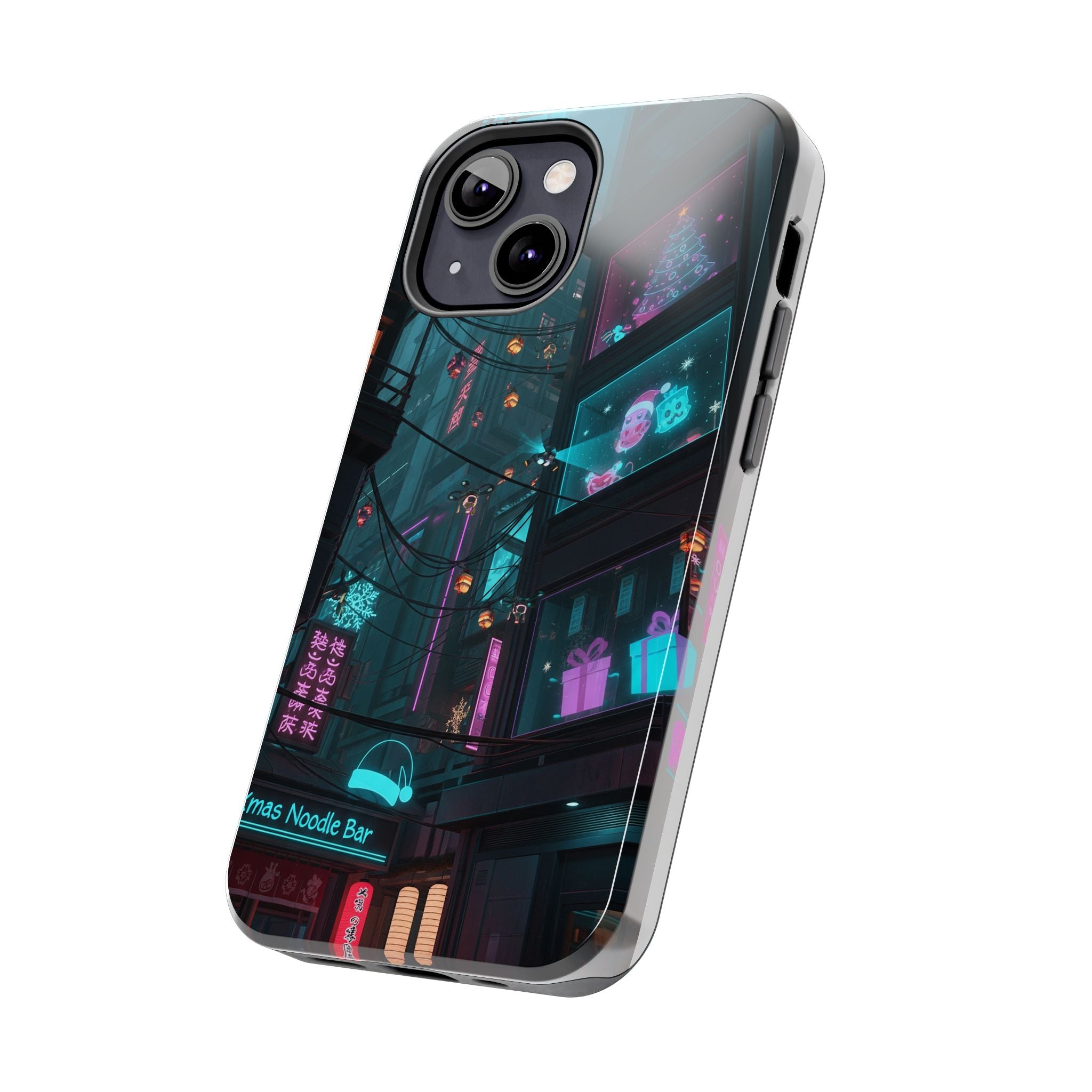 Cyberpunk Night Street Tough Phone Case