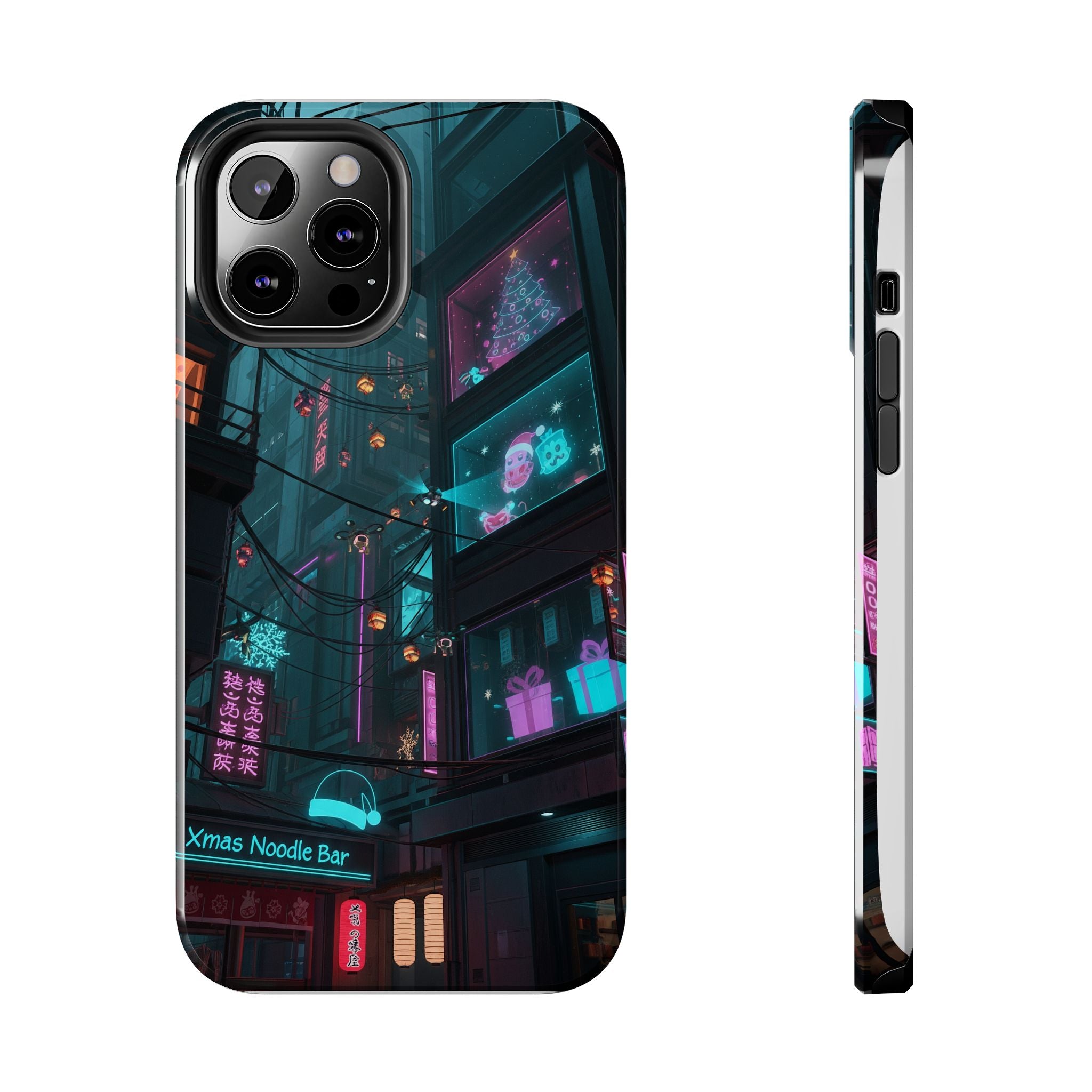 Cyberpunk Night Street Tough Phone Case