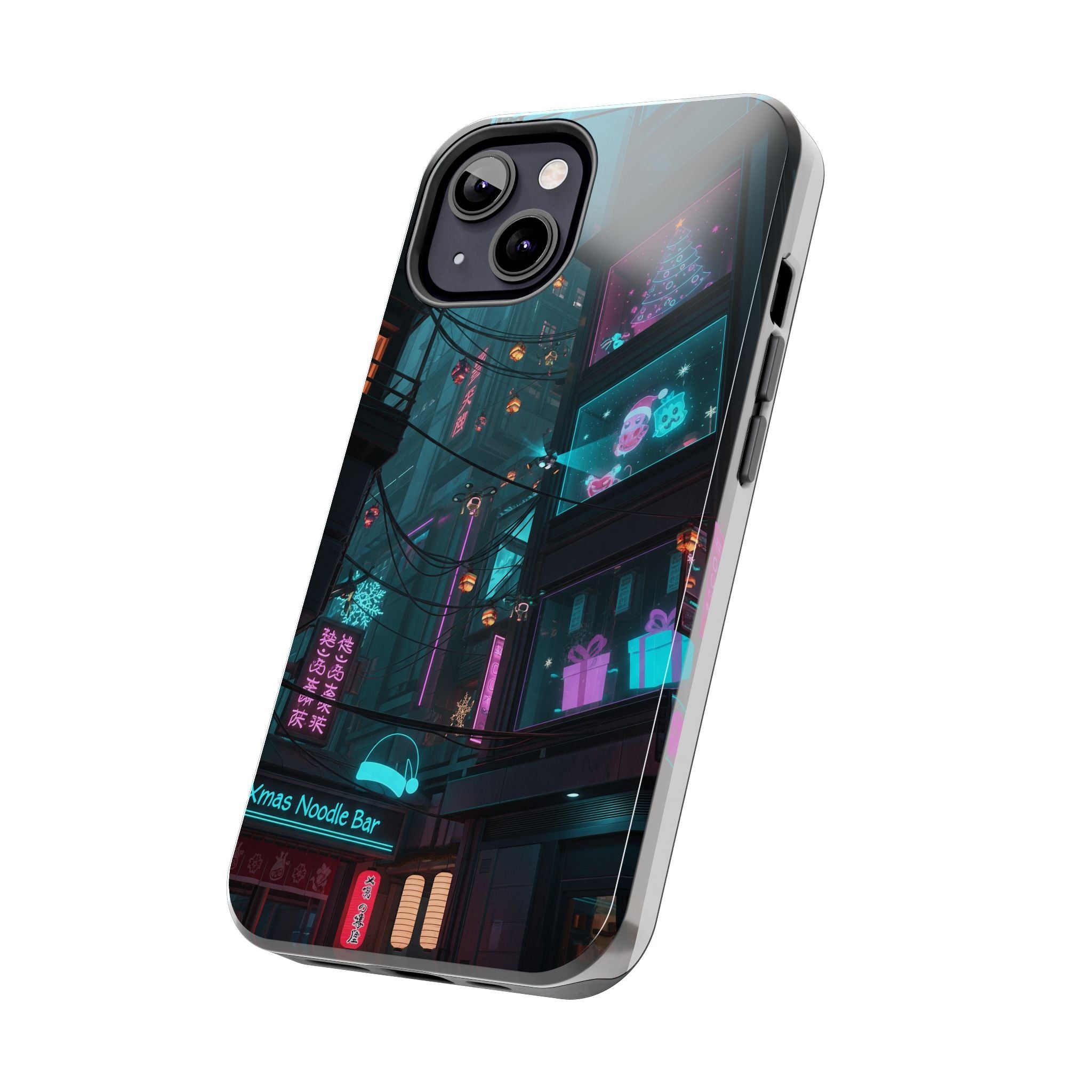 Cyberpunk Night Street Tough Phone Case