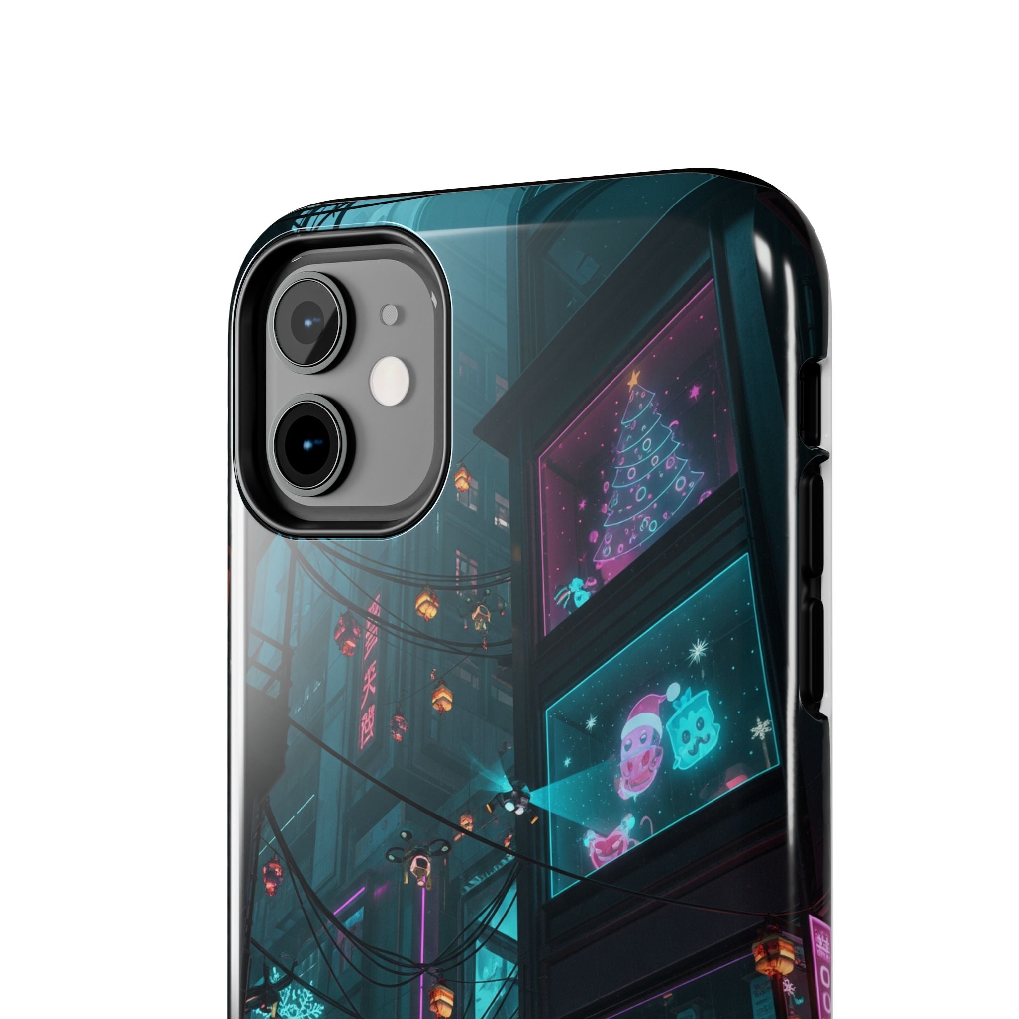 Cyberpunk Night Street Tough Phone Case