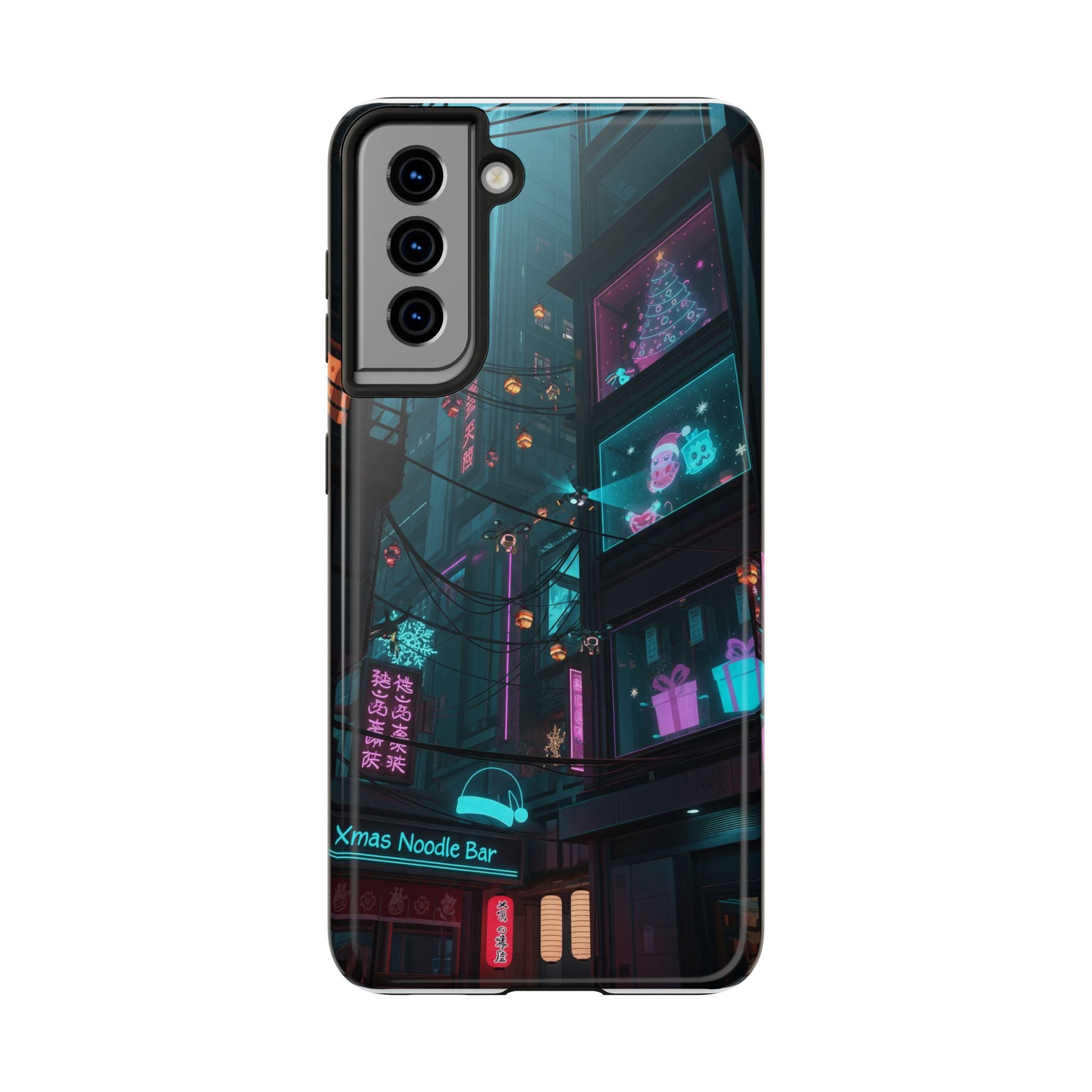Cyberpunk Night Street Tough Phone Case