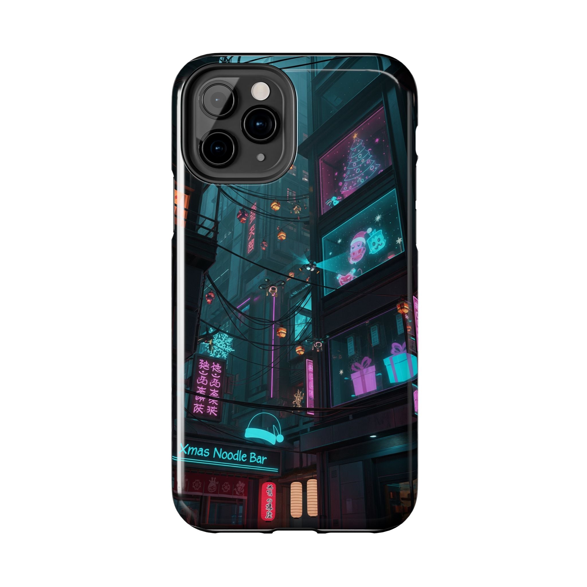 Cyberpunk Night Street Tough Phone Case