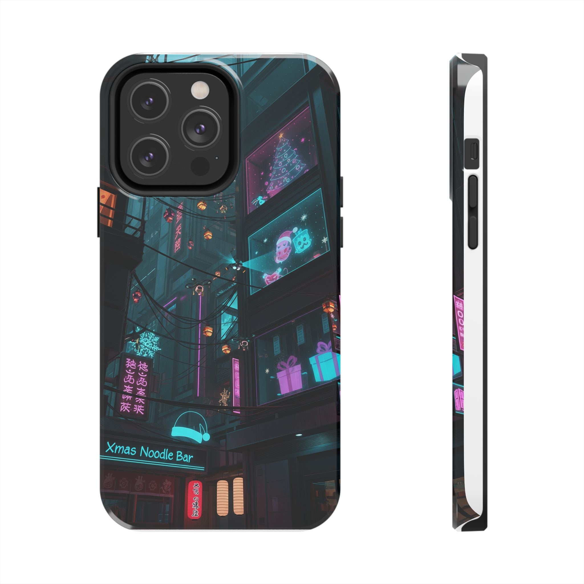 Cyberpunk Night Street Tough Phone Case