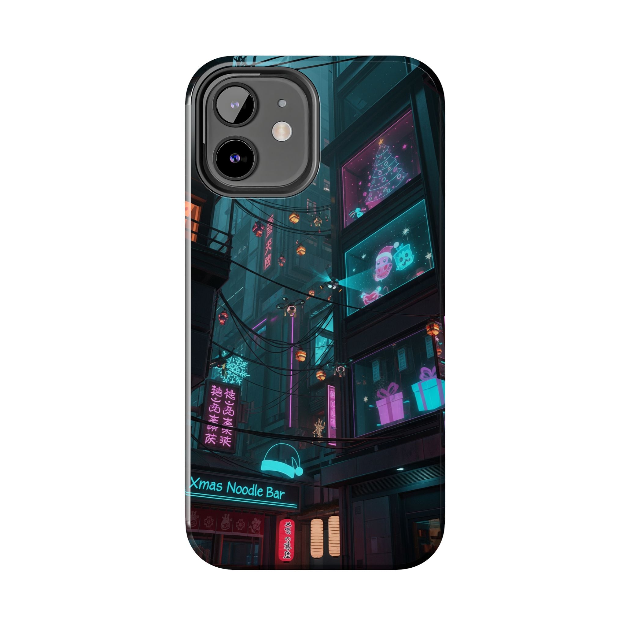 Cyberpunk Night Street Tough Phone Case