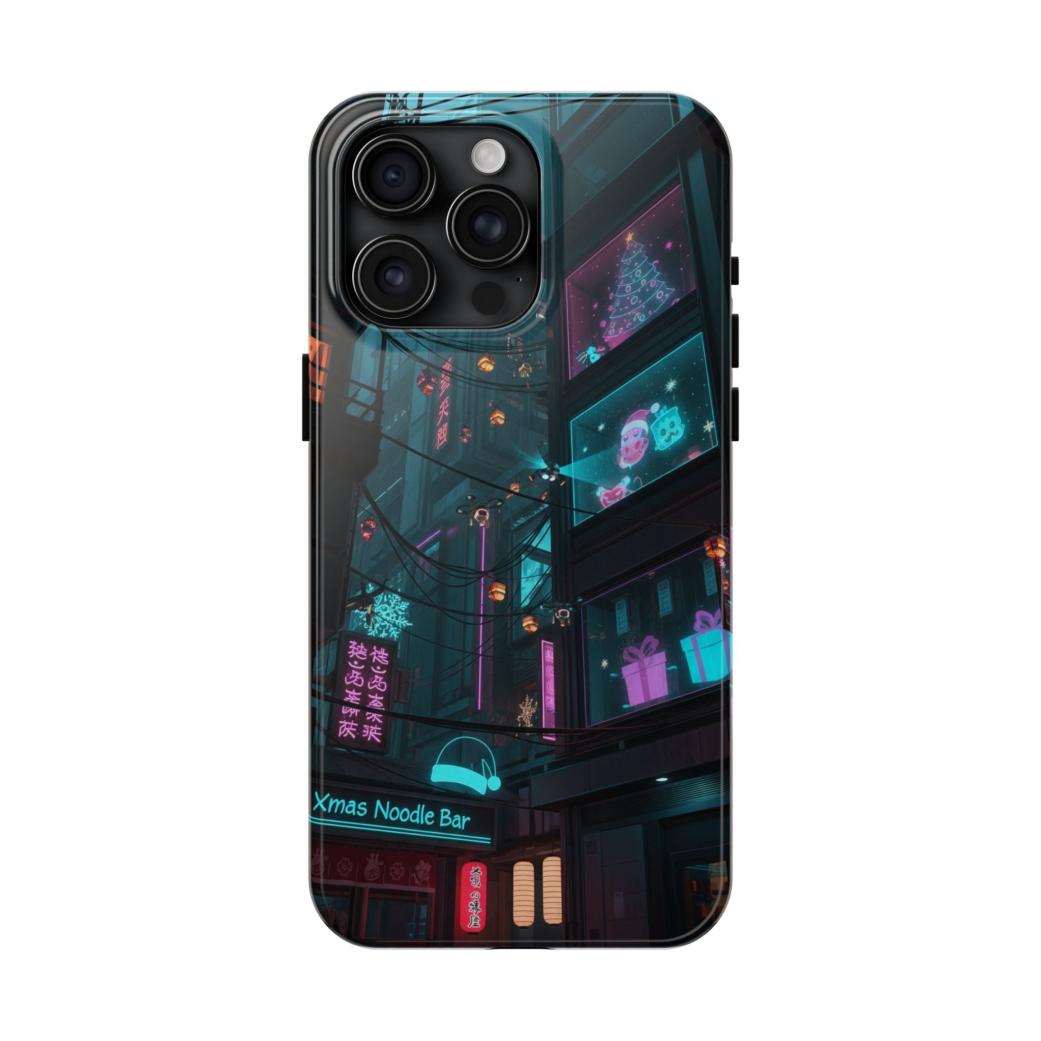 Cyberpunk Night Street Tough Phone Case