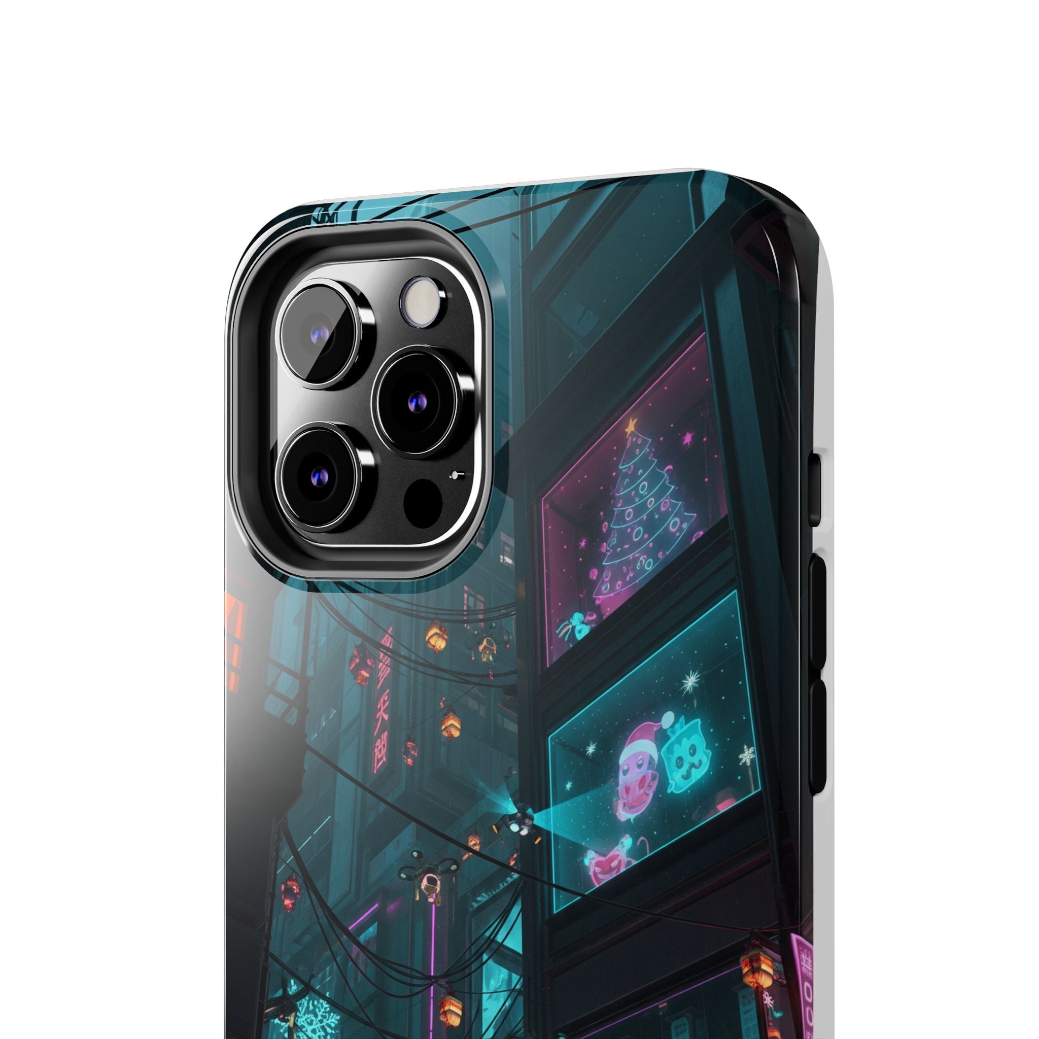 Cyberpunk Night Street Tough Phone Case