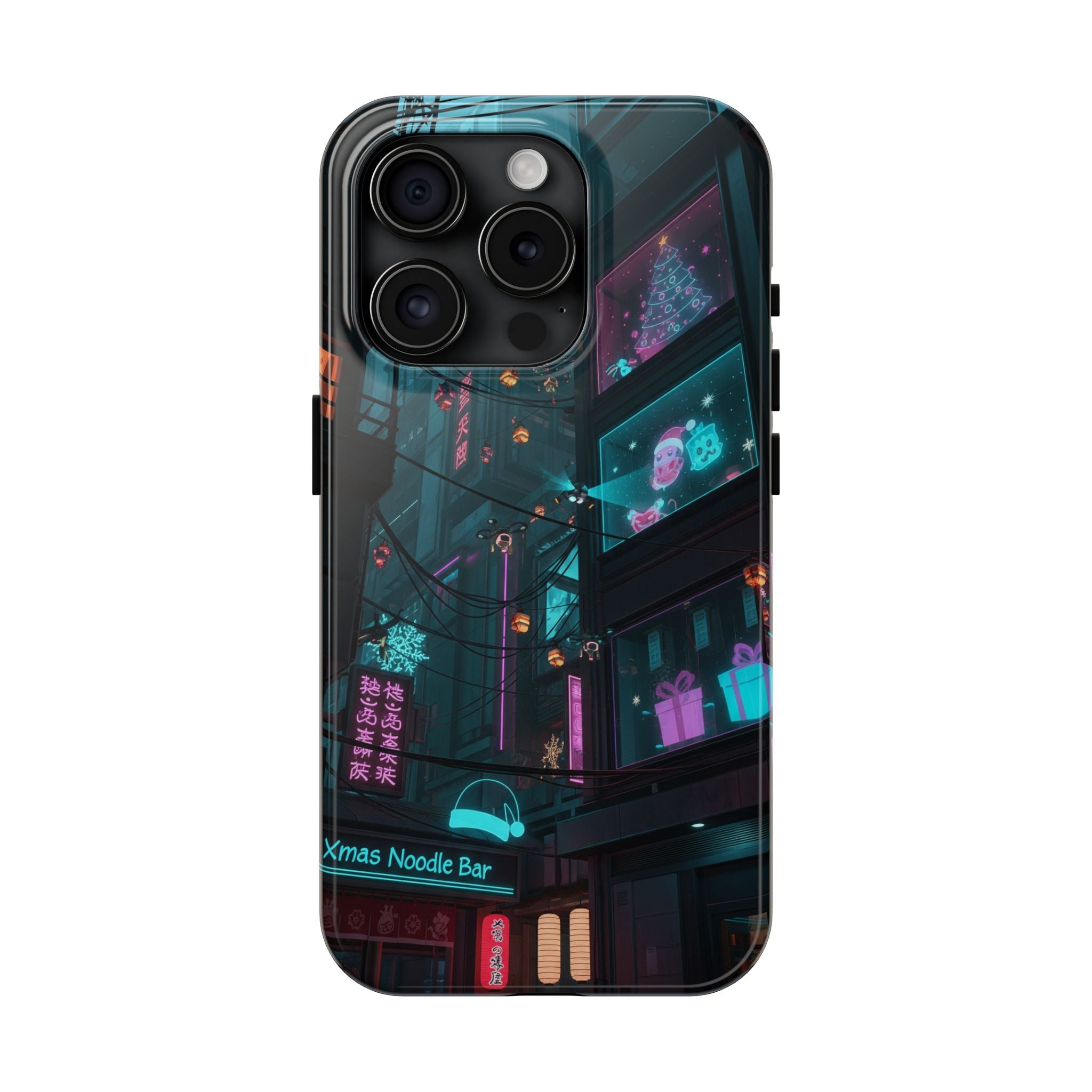 Cyberpunk Night Street Tough Phone Case