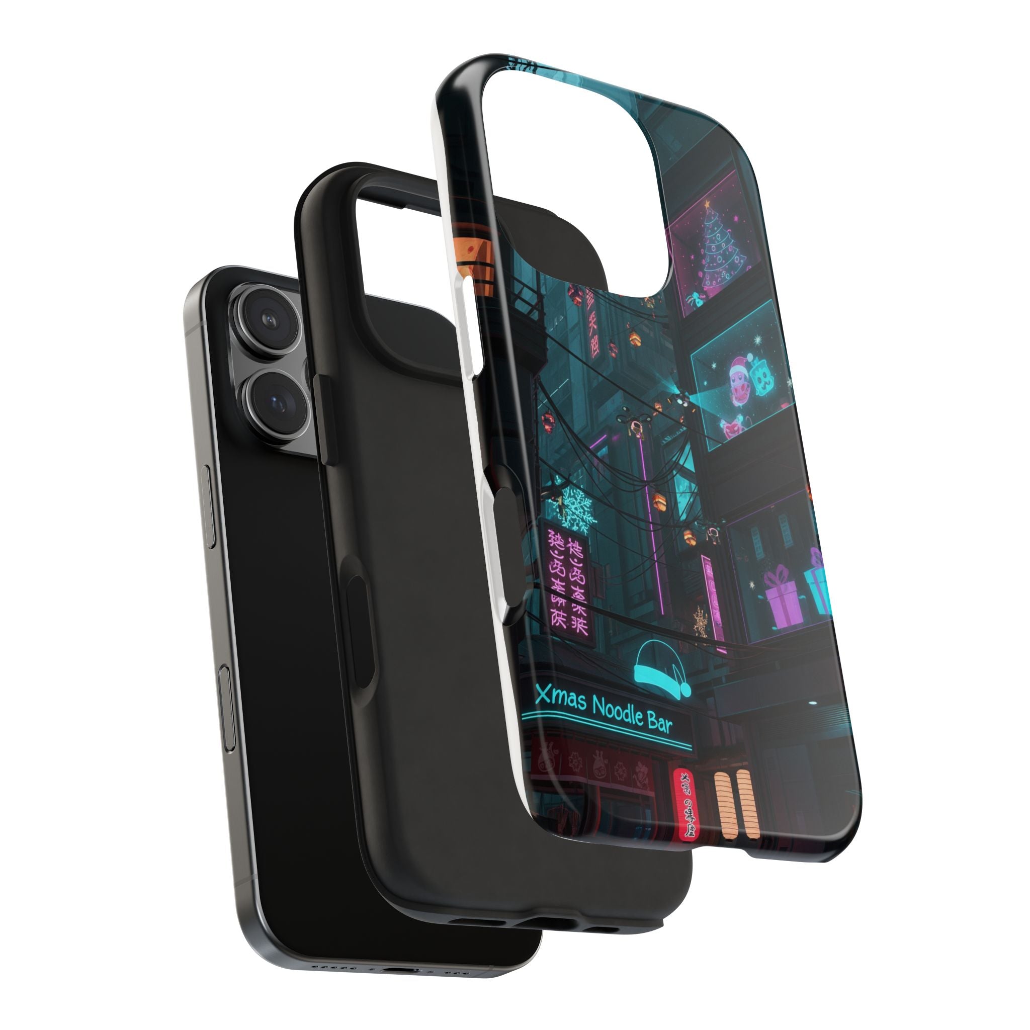 Cyberpunk Night Street Tough Phone Case