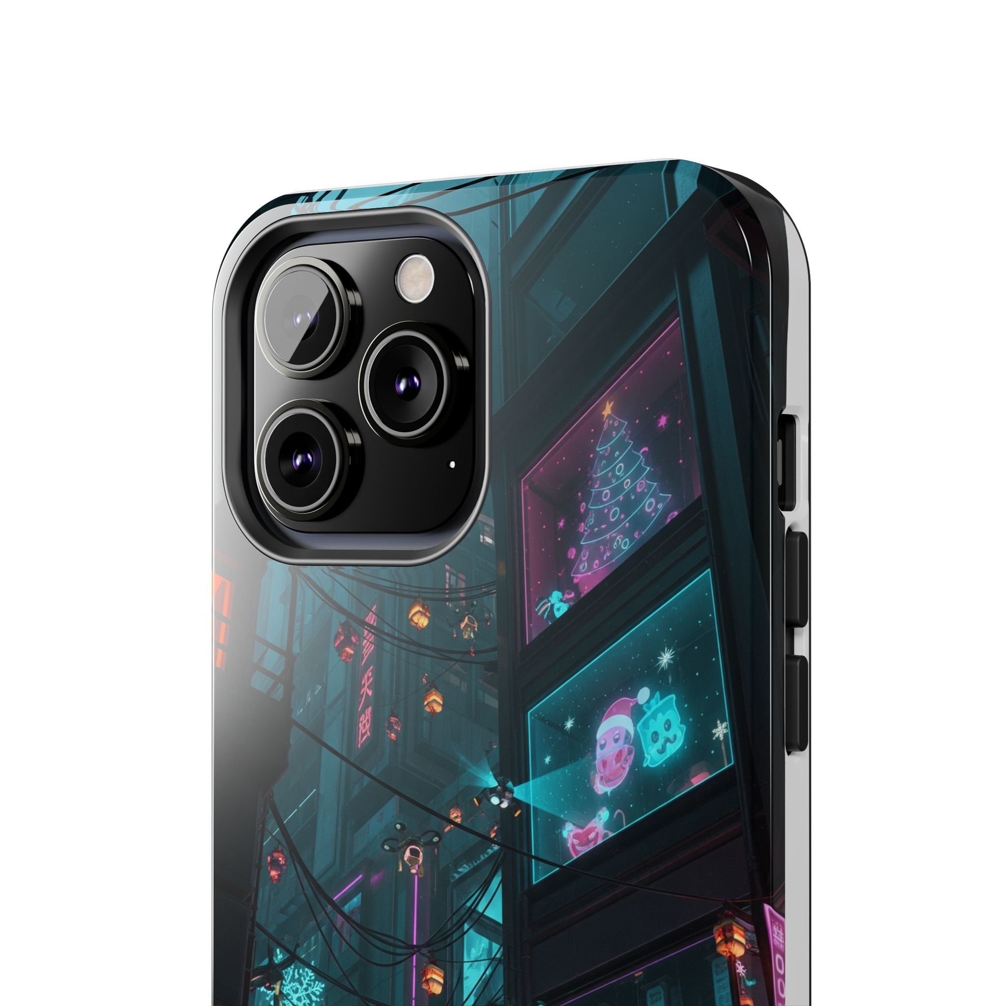 Cyberpunk Night Street Tough Phone Case
