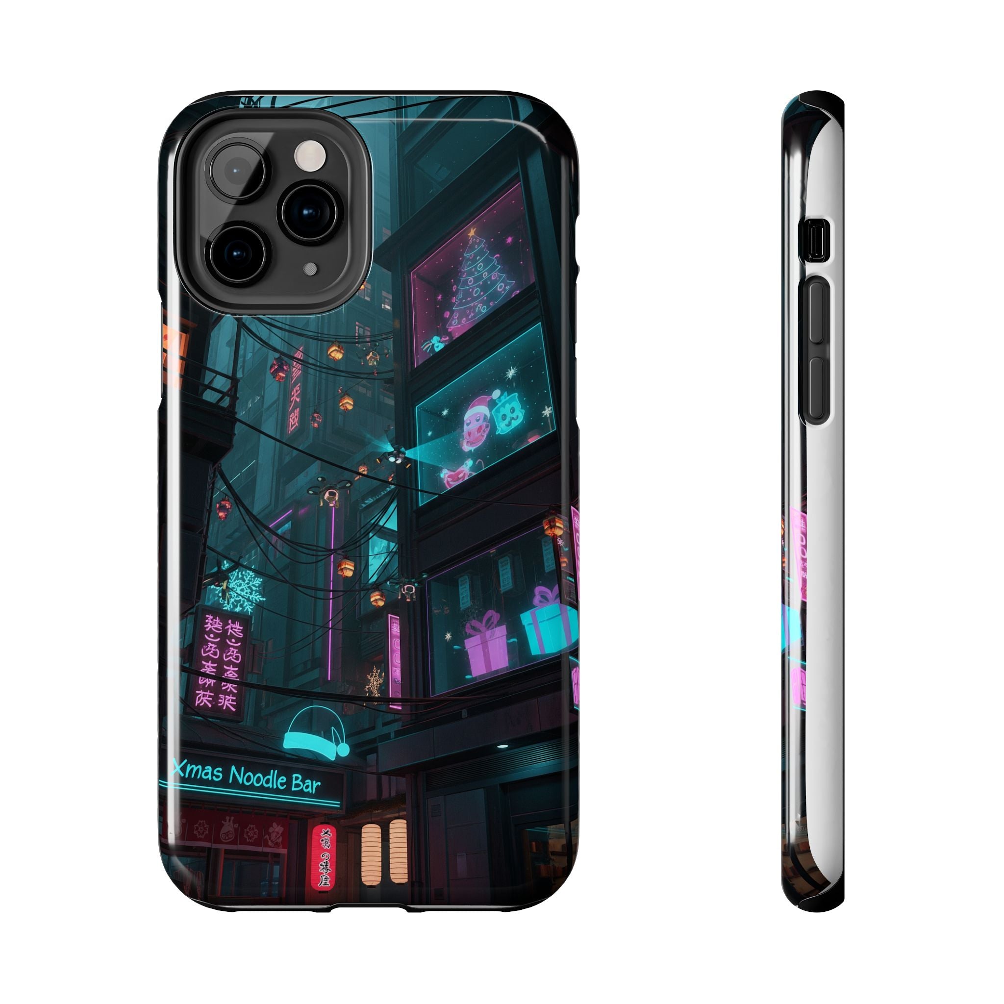 Cyberpunk Night Street Tough Phone Case