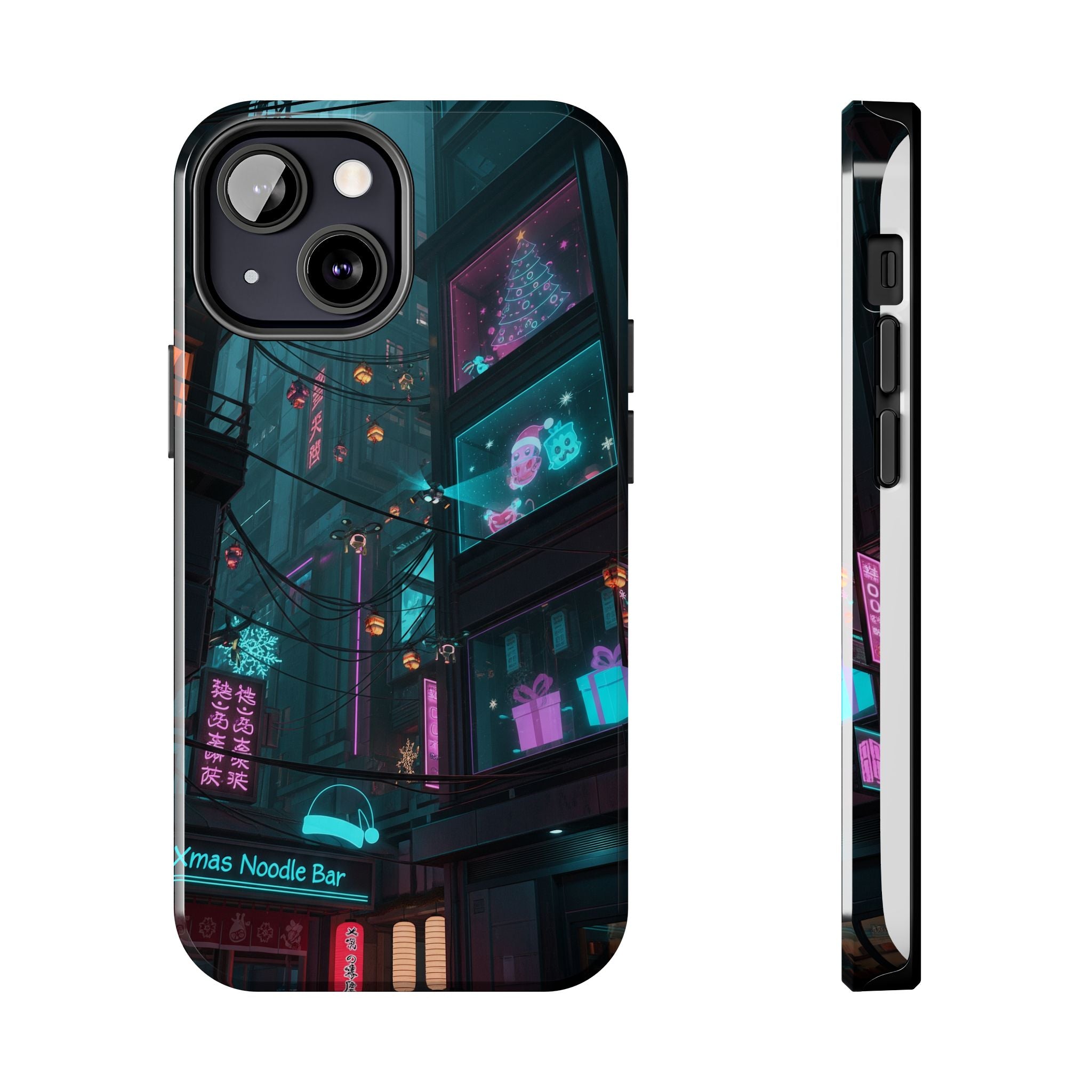 Cyberpunk Night Street Tough Phone Case