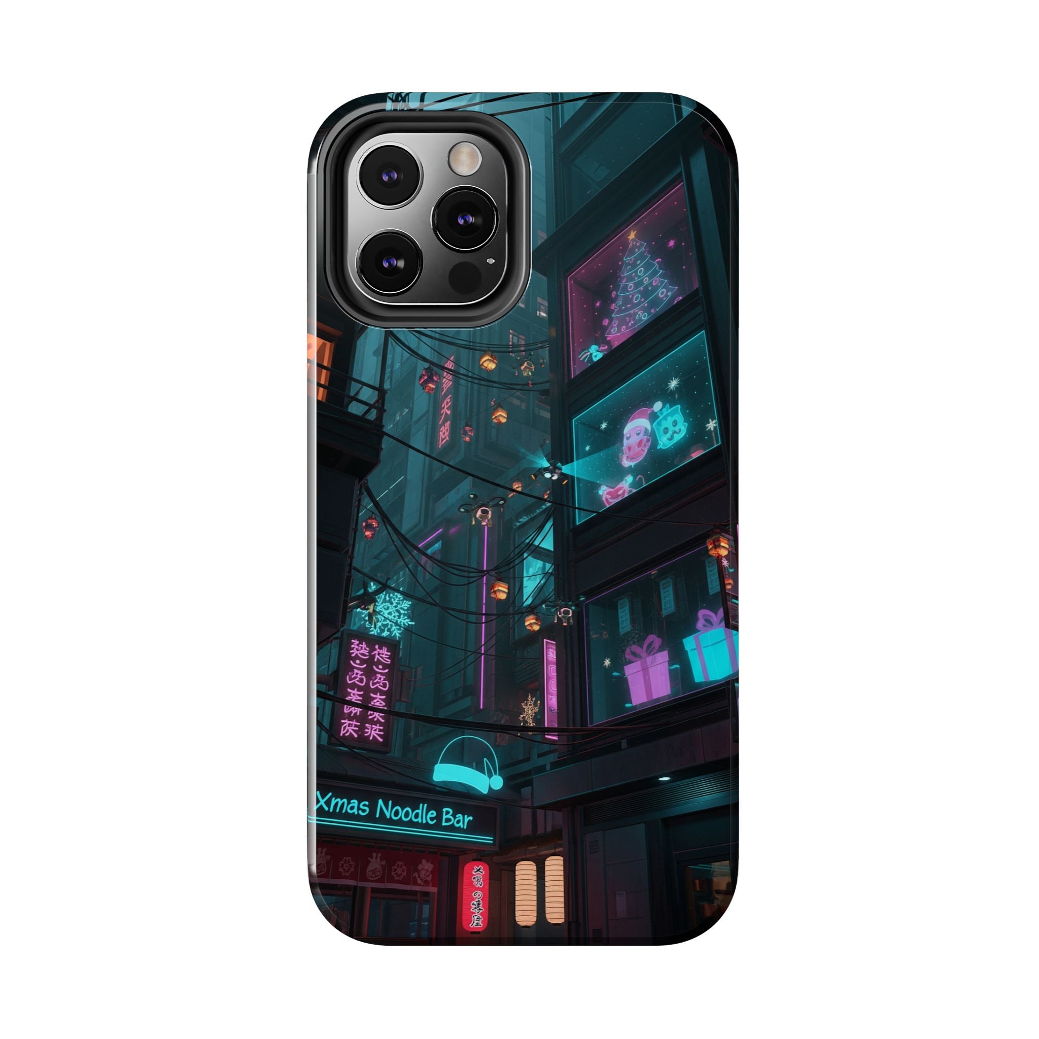 Cyberpunk Night Street Tough Phone Case