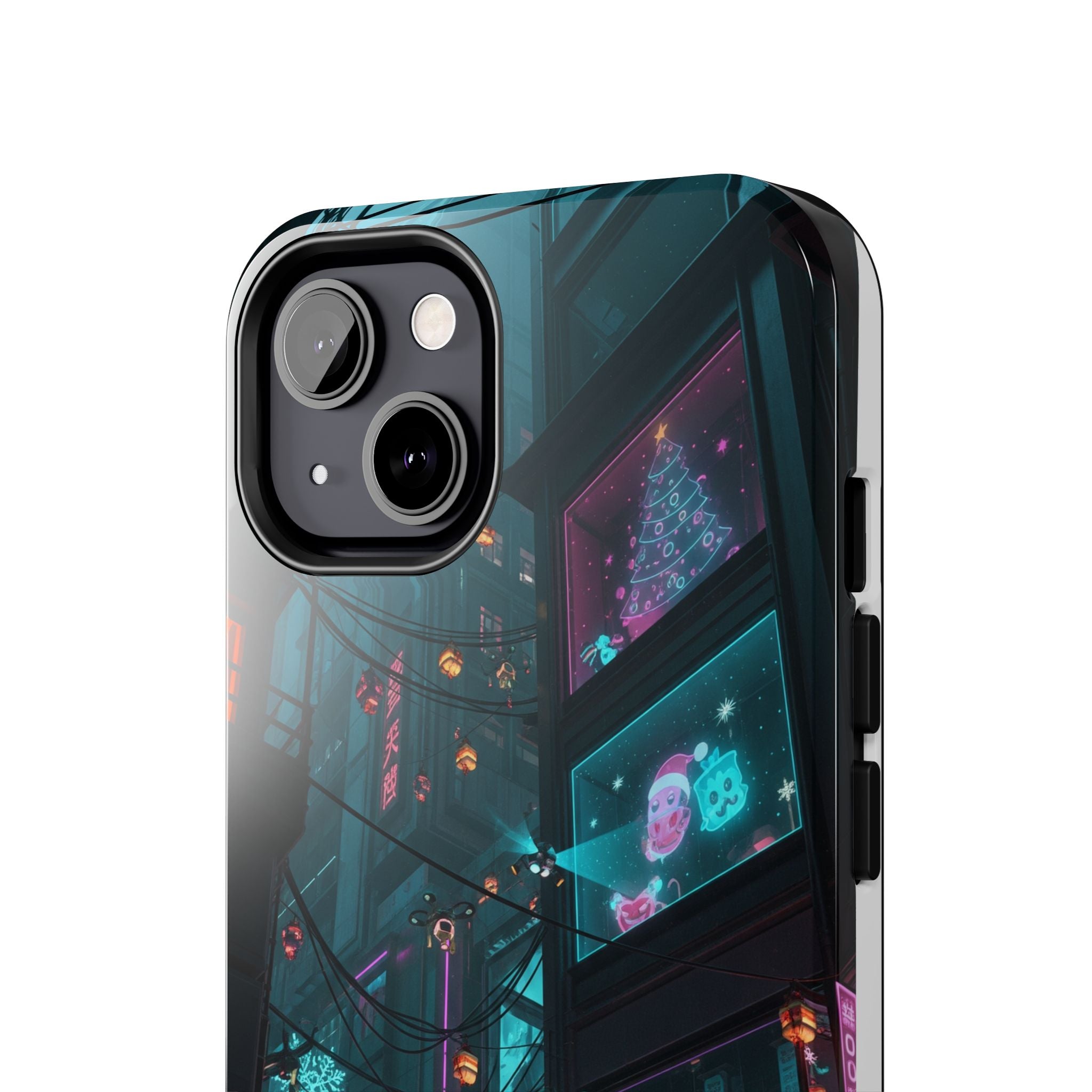 Cyberpunk Night Street Tough Phone Case