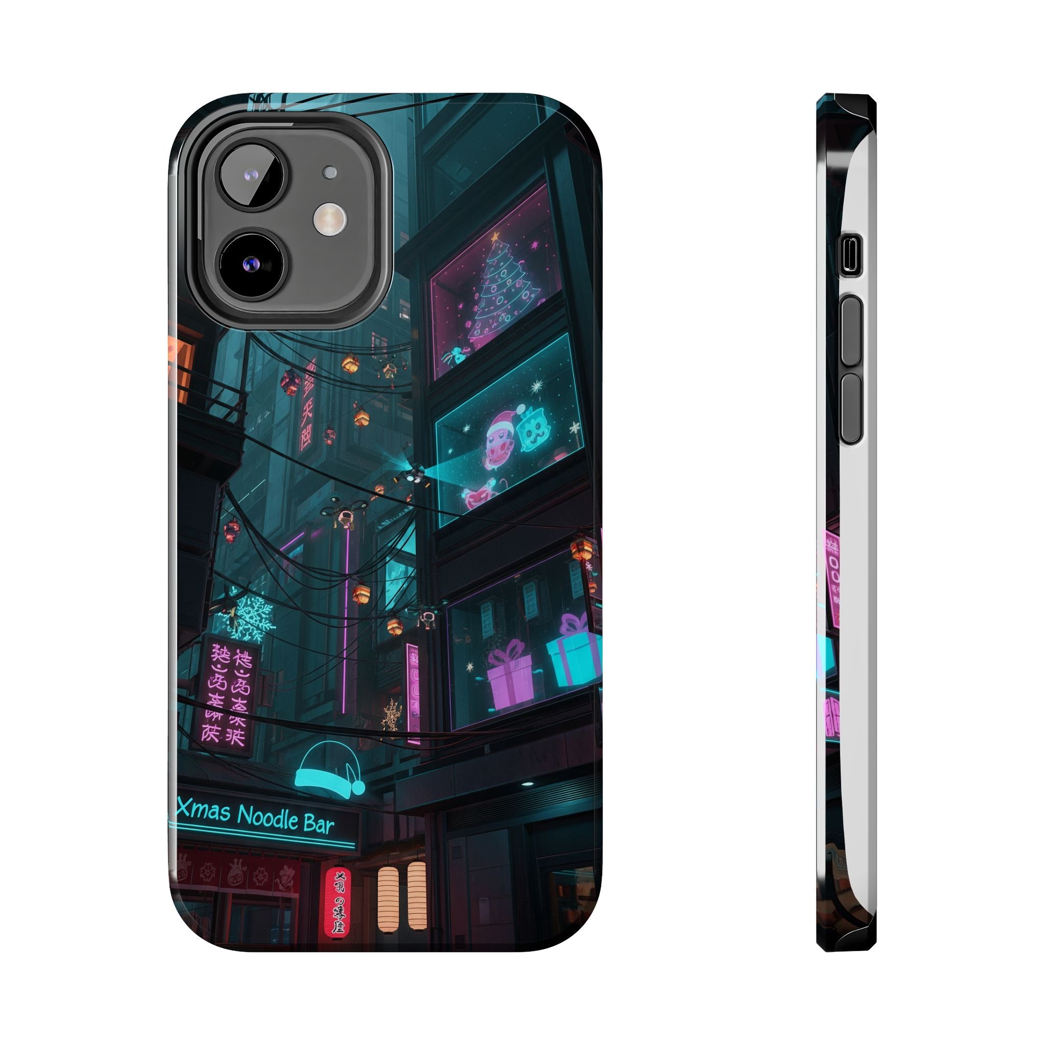 Cyberpunk Night Street Tough Phone Case