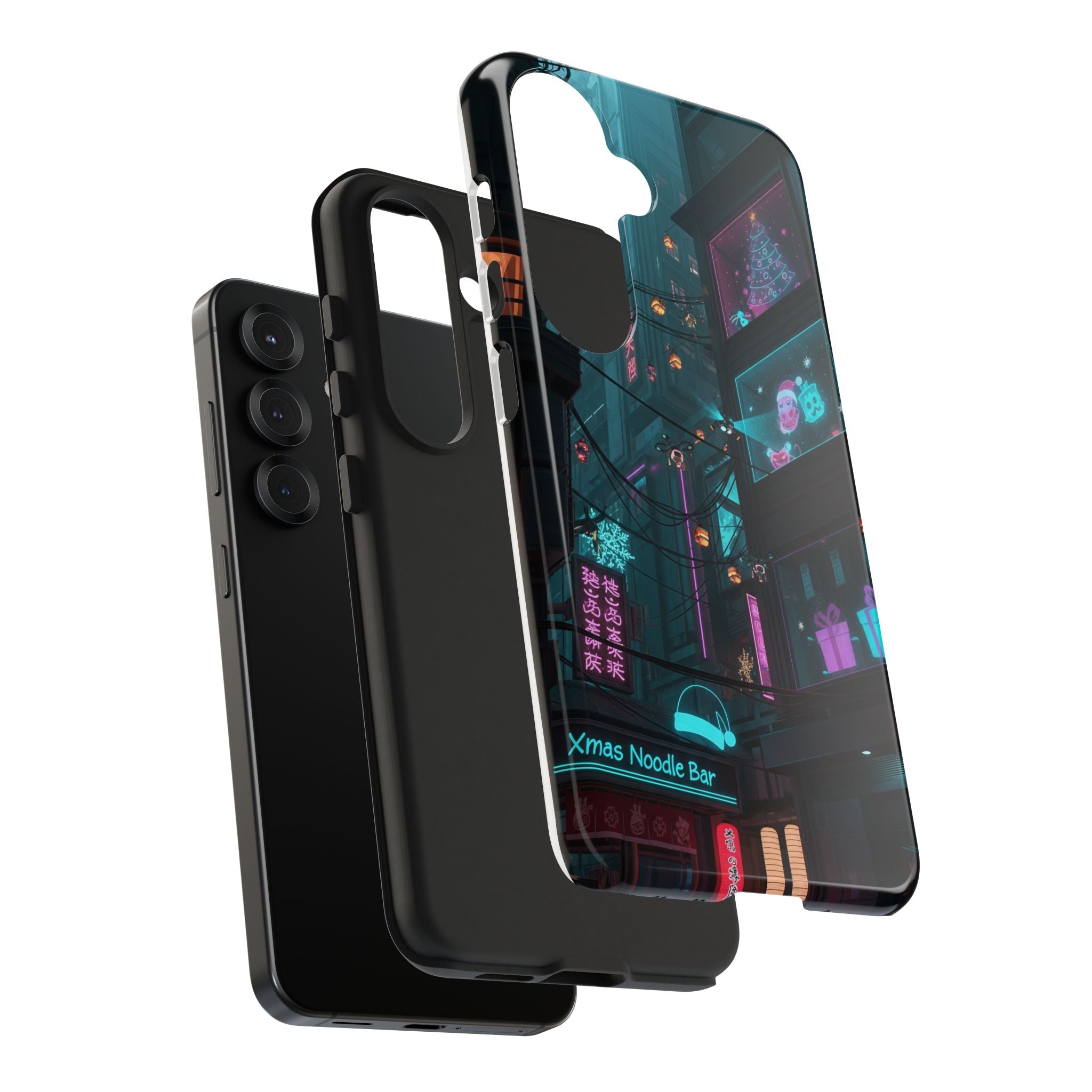 Cyberpunk Night Street Tough Phone Case
