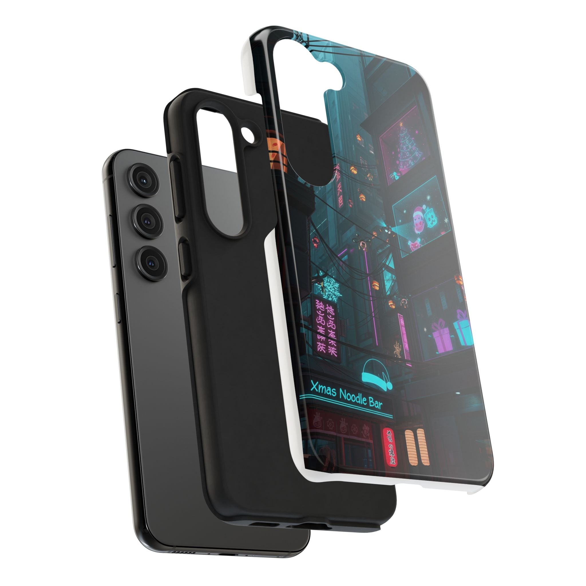 Cyberpunk Night Street Tough Phone Case