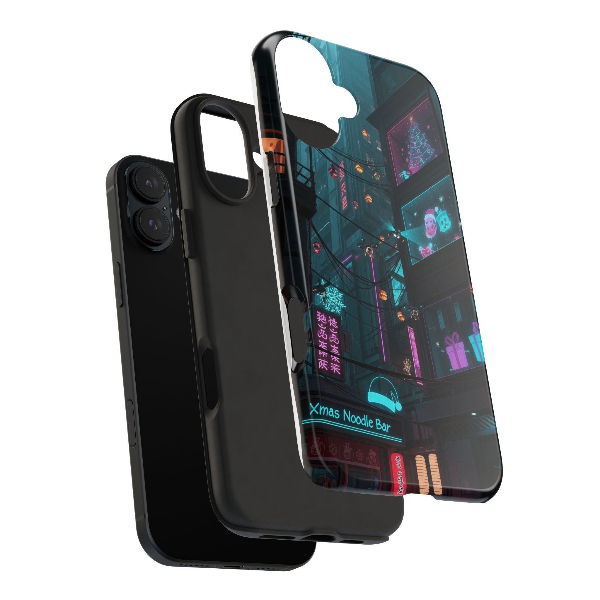 Cyberpunk Night Street Tough Phone Case