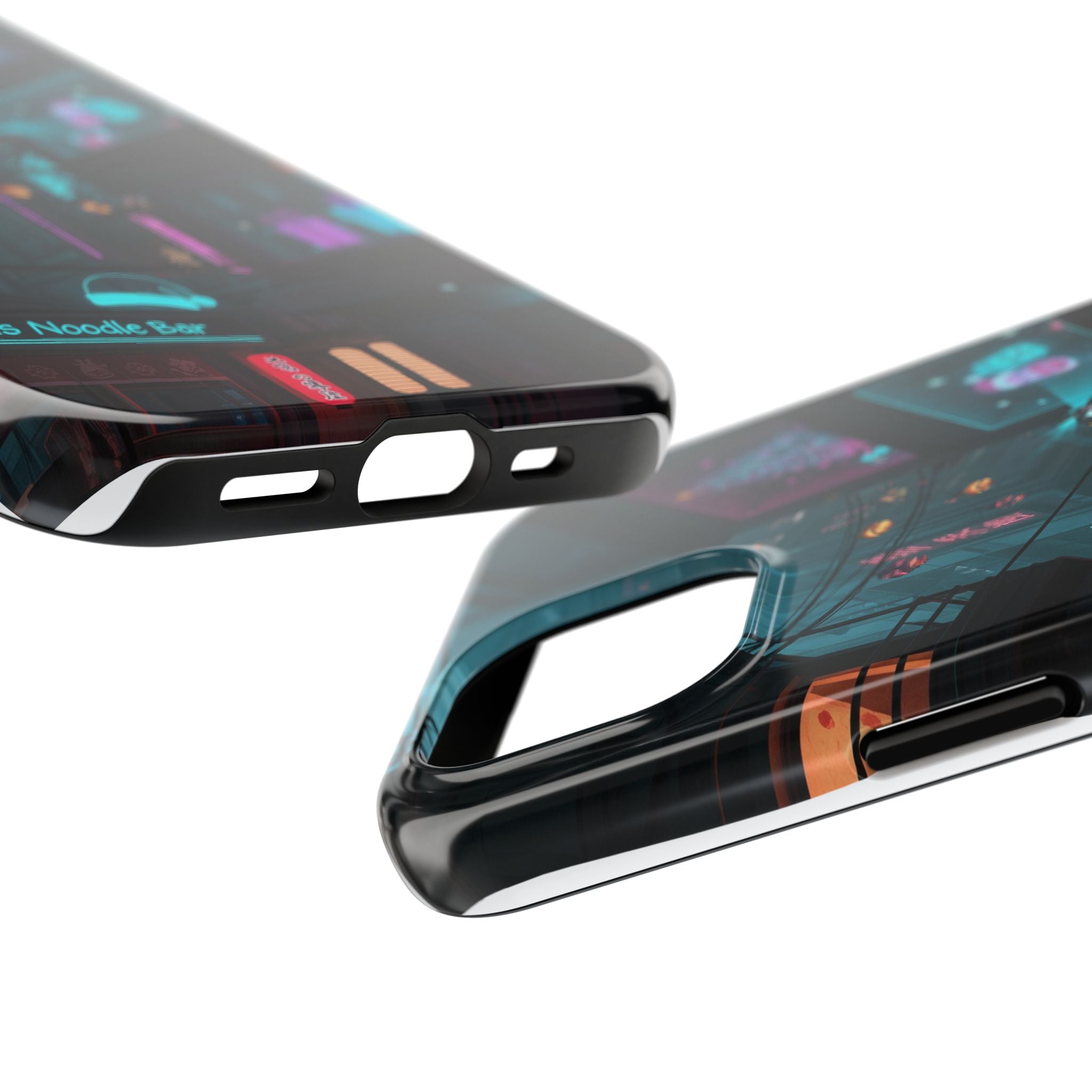 Cyberpunk Night Street Tough Phone Case
