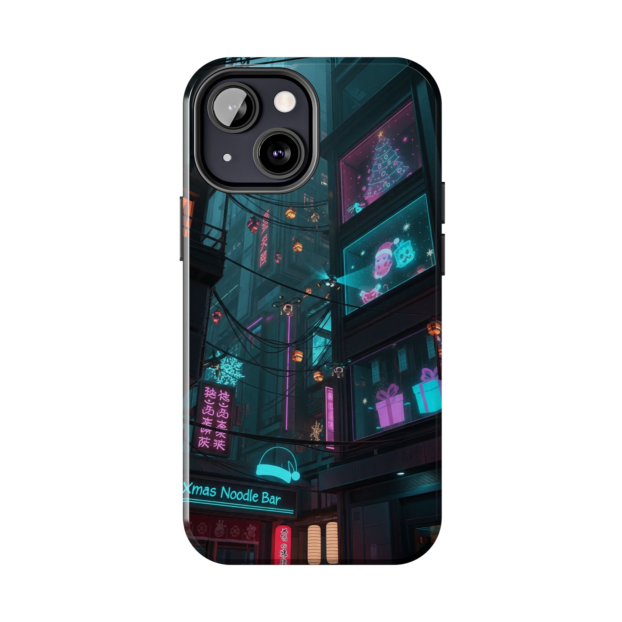 Cyberpunk Night Street Tough Phone Case