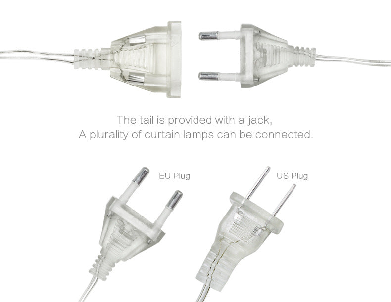 Starry Christmas Holiday String Lights | LED Fairy Light Curtain