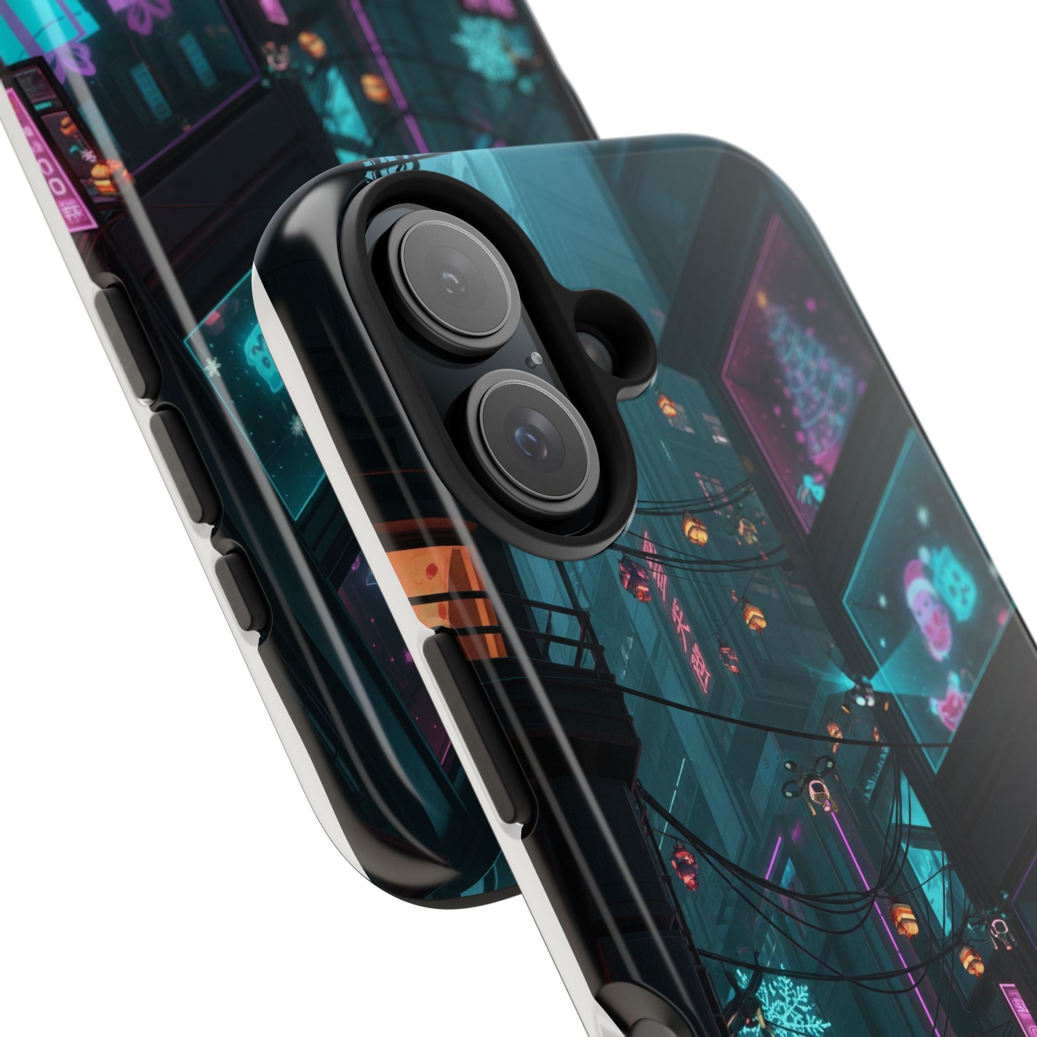 Cyberpunk Night Street Tough Phone Case