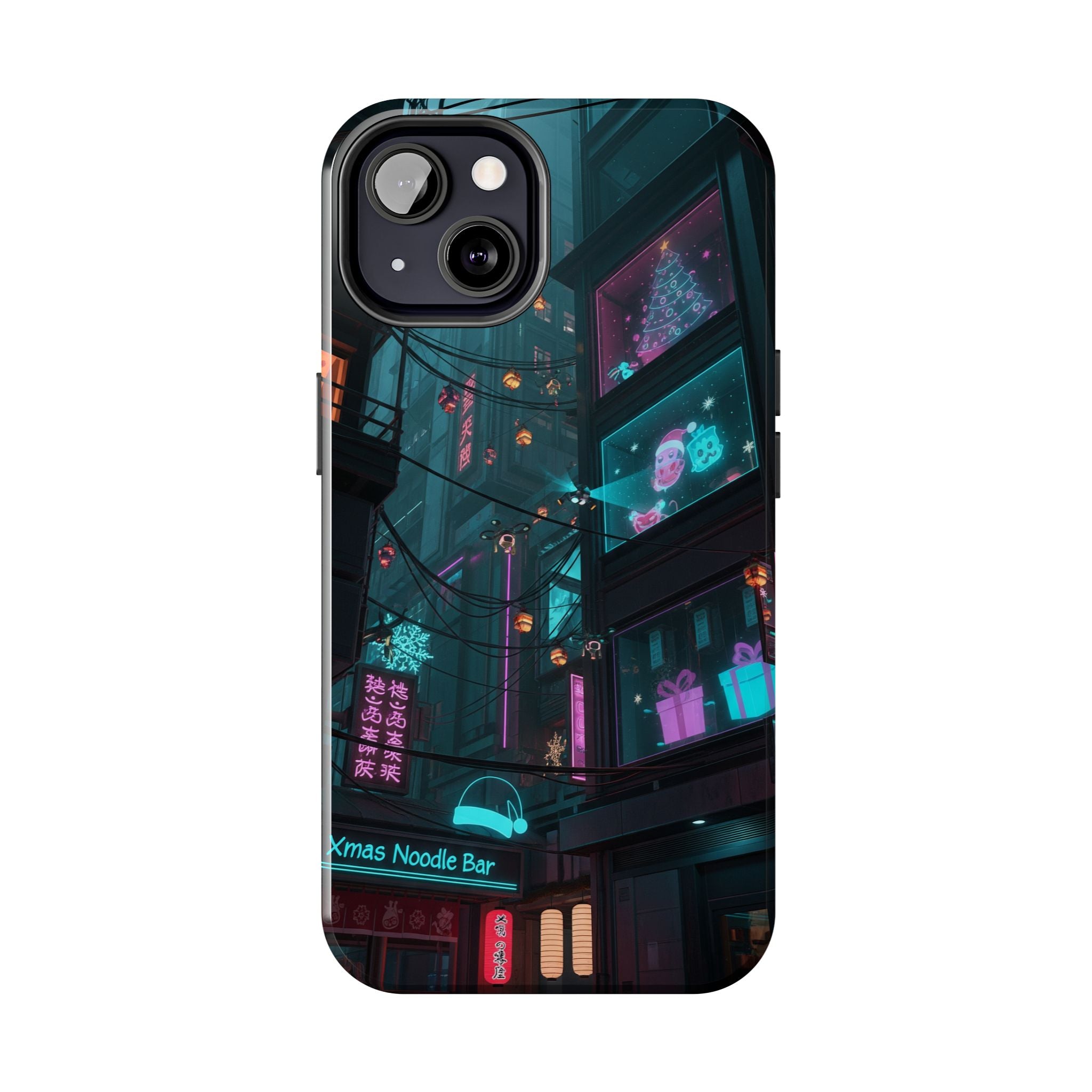 Cyberpunk Night Street Tough Phone Case
