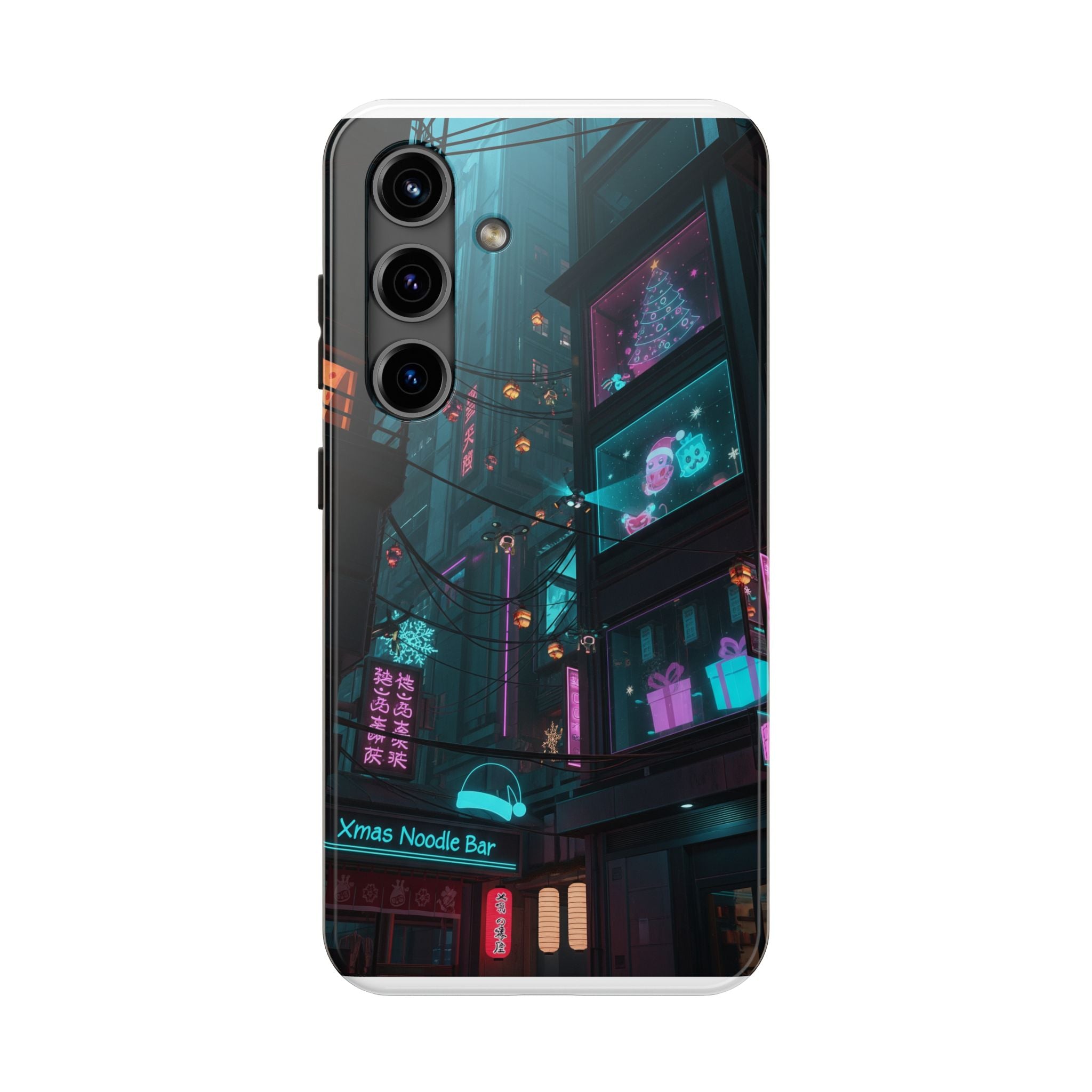 Cyberpunk Night Street Tough Phone Case