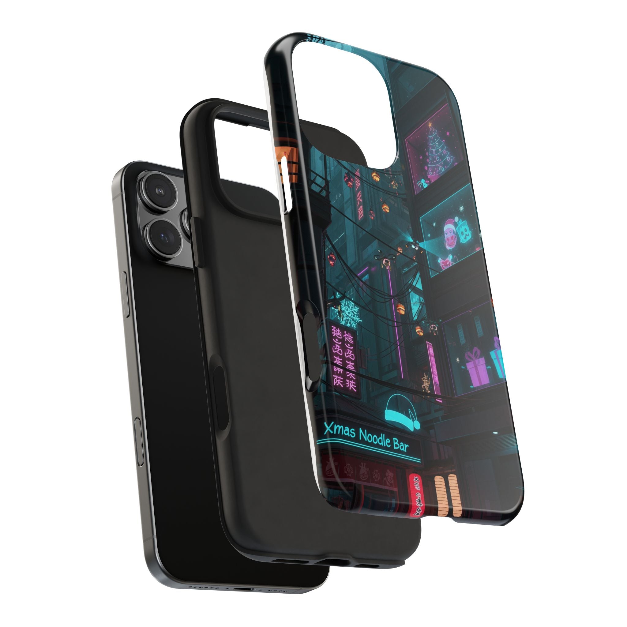 Cyberpunk Night Street Tough Phone Case