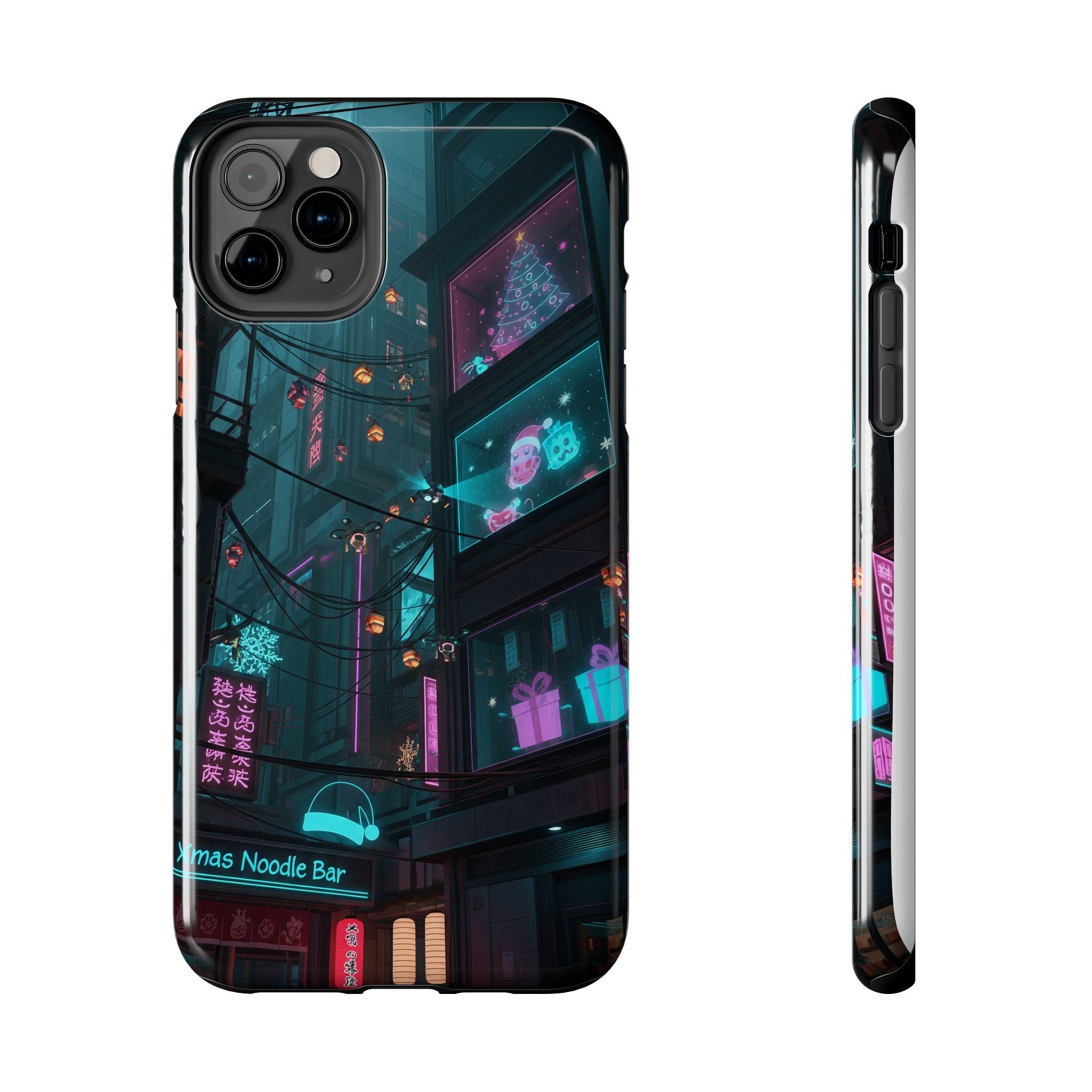 Cyberpunk Night Street Tough Phone Case